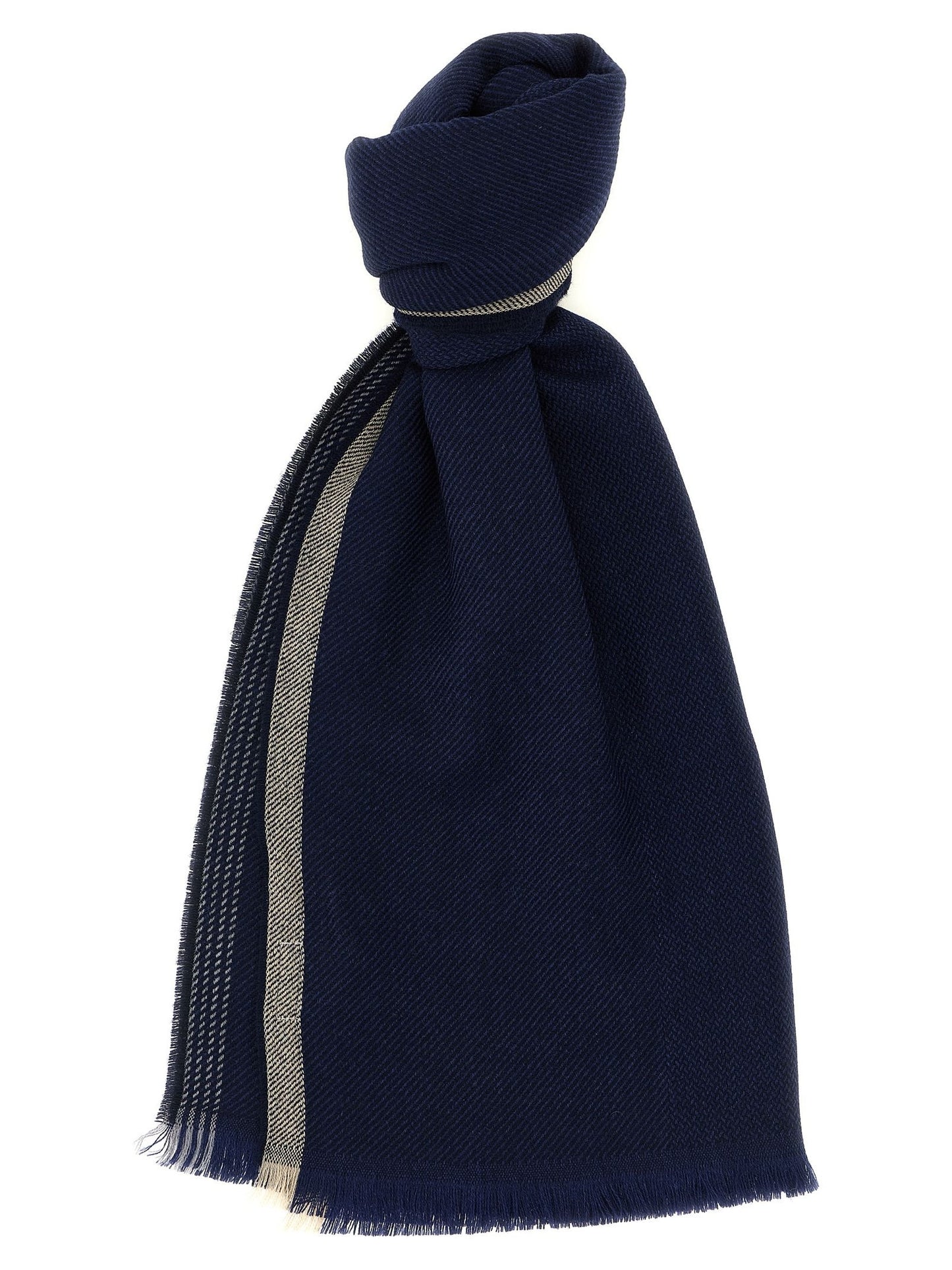 Brunello Cucinelli · Шал · Син | DontMiss.bg