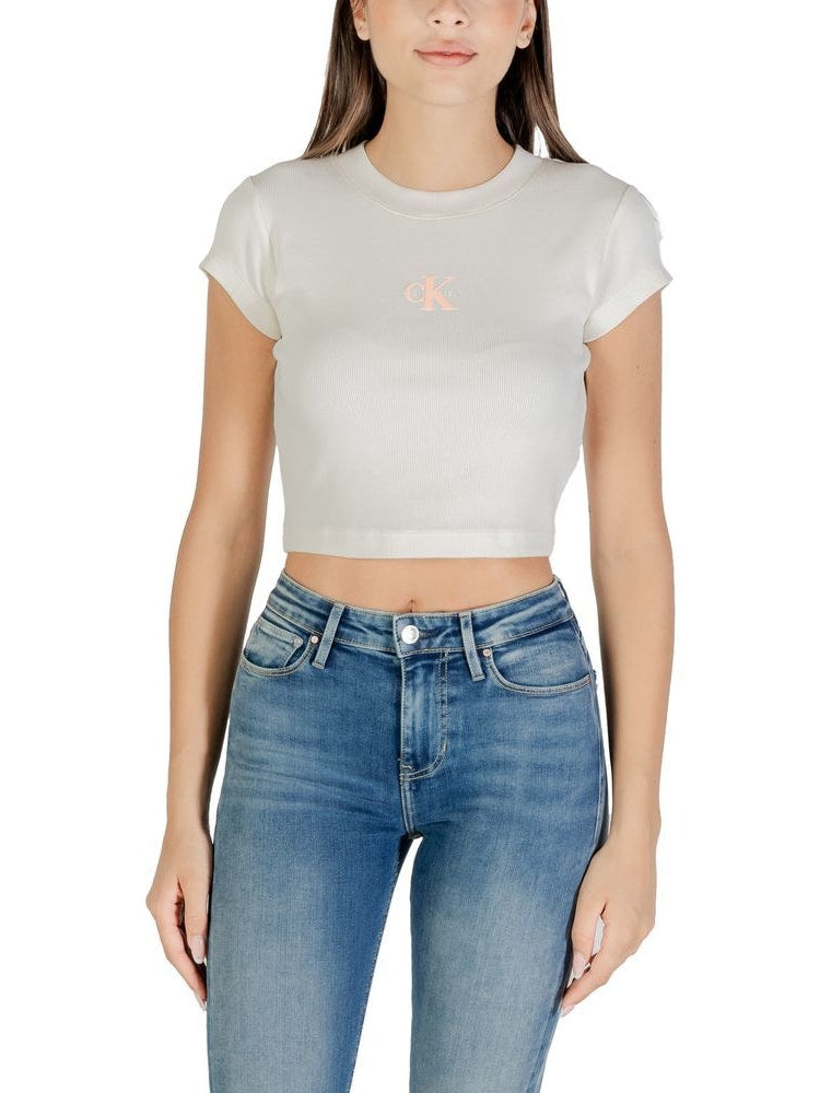 Calvin Klein Jeans · Тениска · Бежов | DontMiss.bg