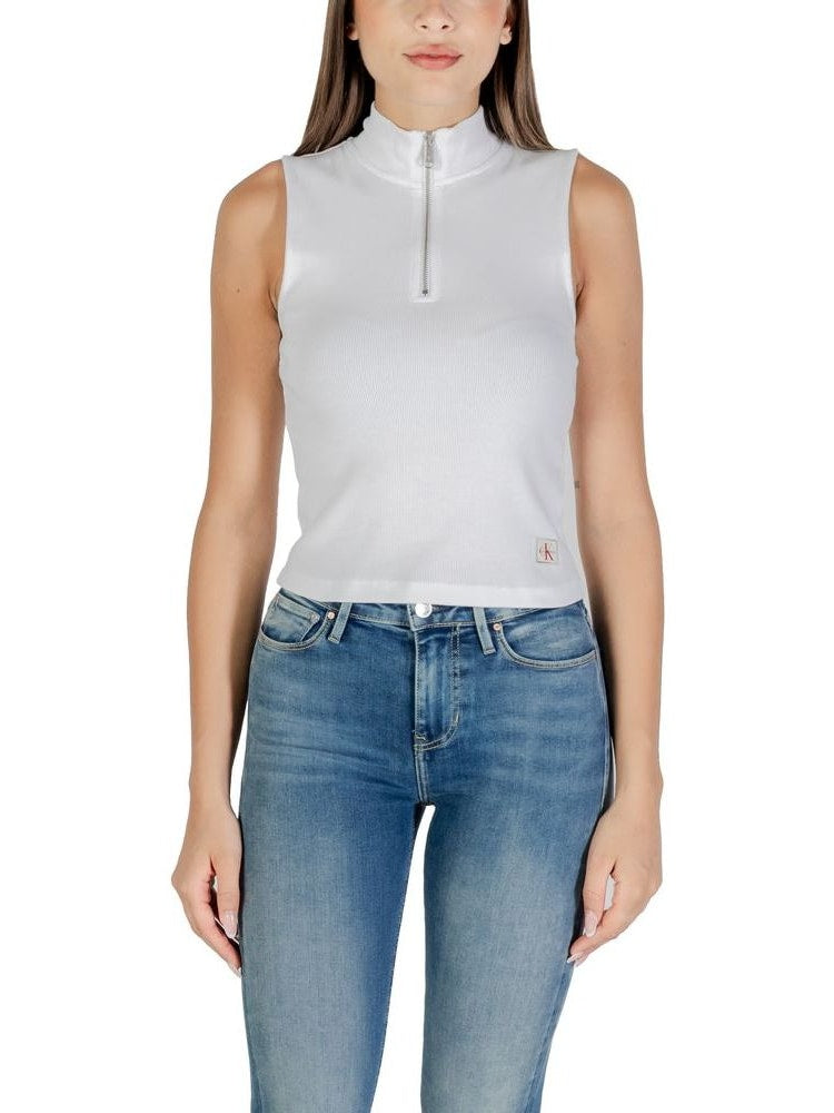 Calvin Klein Jeans · Тениска · Бял | DontMiss.bg