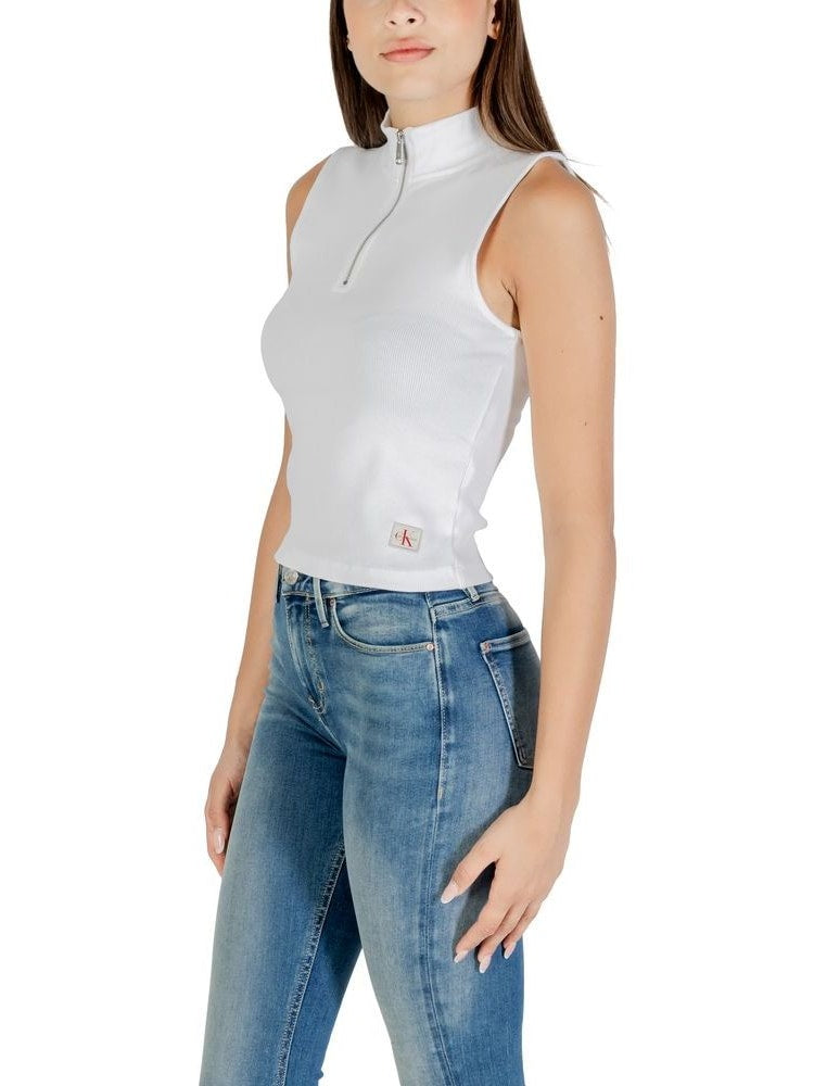 Calvin Klein Jeans · Тениска · Бял | DontMiss.bg