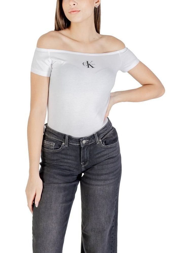 Calvin Klein Jeans · Тениска · Бял | DontMiss.bg