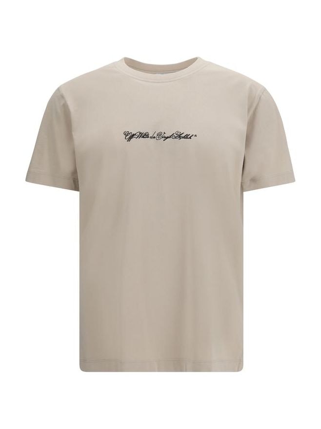 Off-White · Тениска · Бежов | DontMiss.bg
