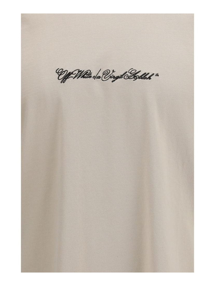 Off-White · Тениска · Бежов | DontMiss.bg