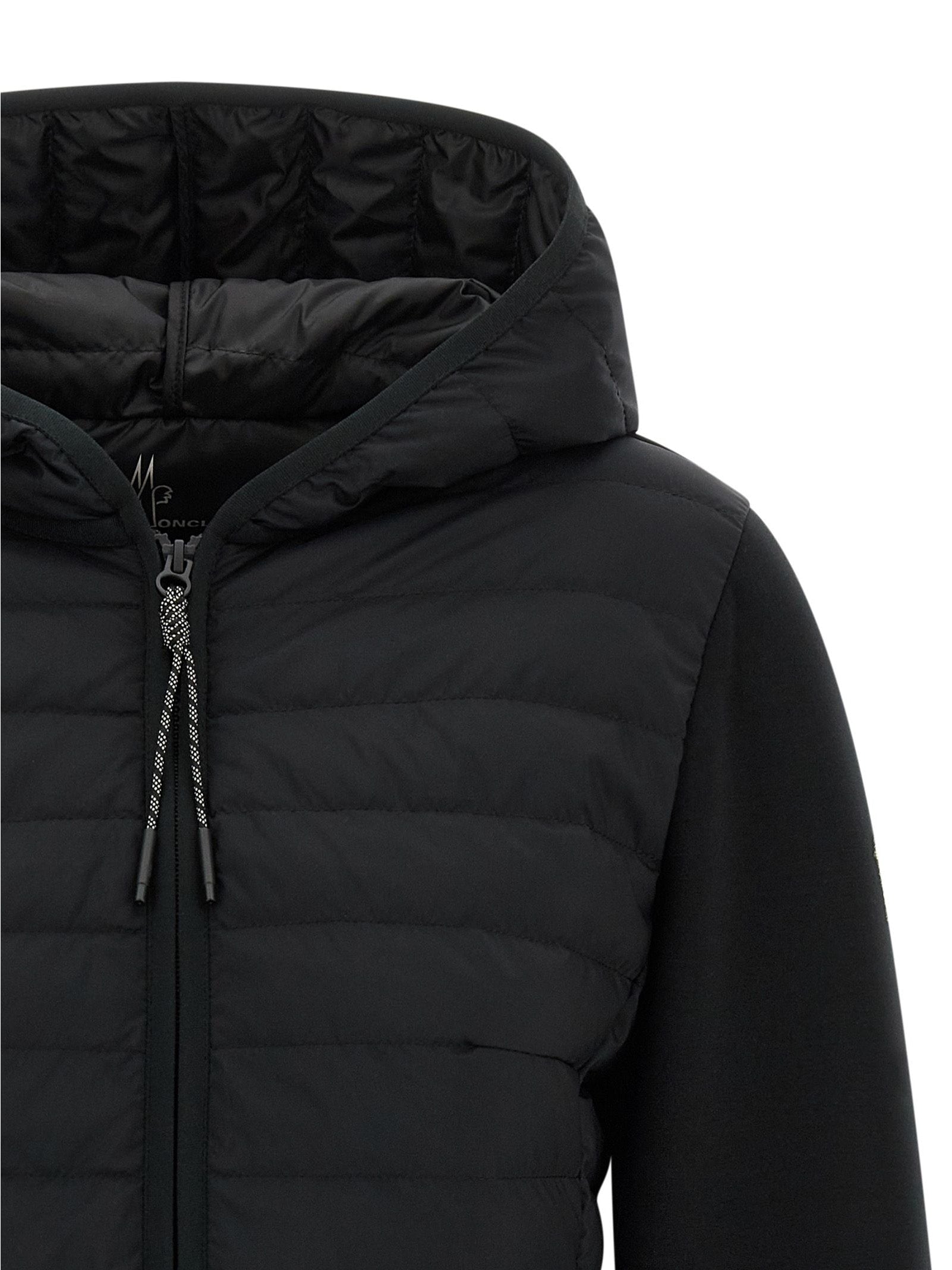 Moncler Grenoble · Ватирано яке · Черен | DontMiss.bg