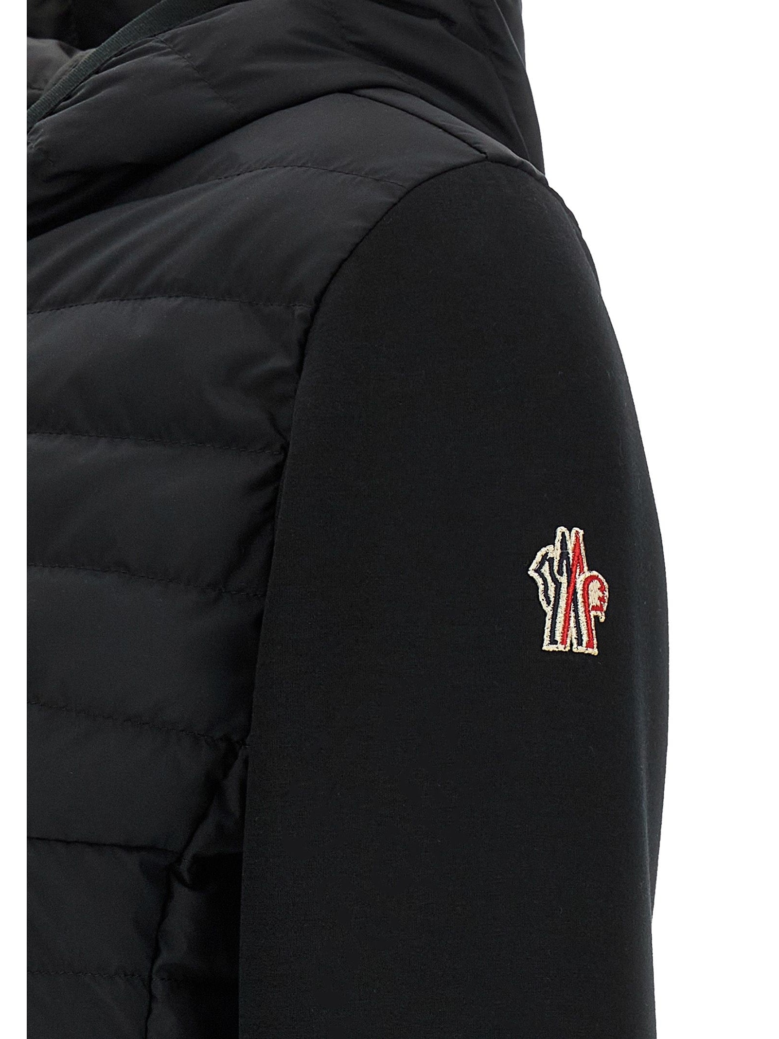 Moncler Grenoble · Ватирано яке · Черен | DontMiss.bg