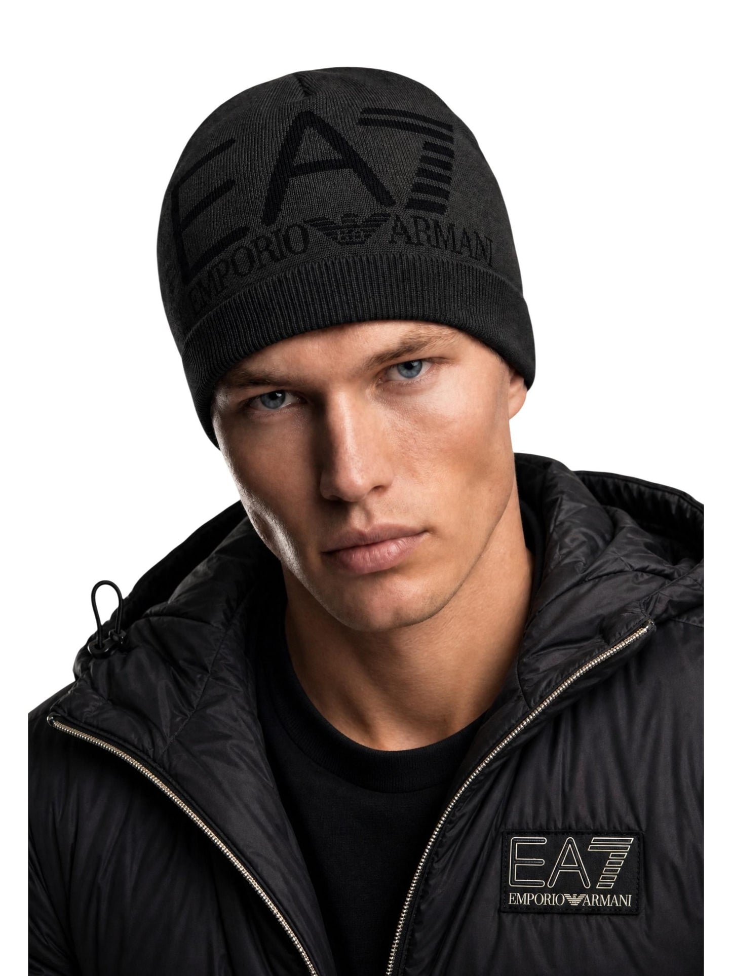 EA7 Emporio Armani · Зимна шапка · Сив | DontMiss.bg