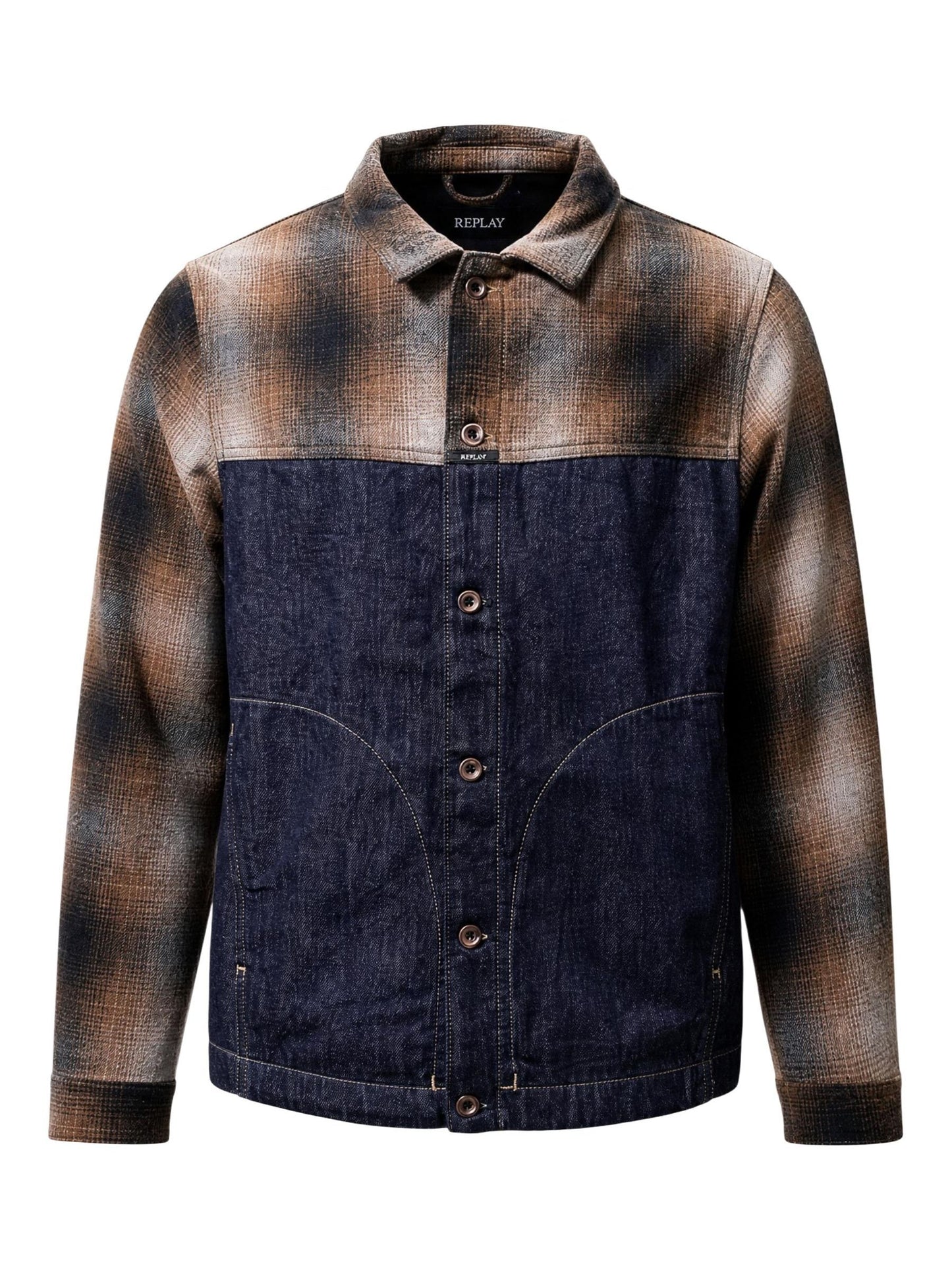 Replay · Дънково яке · 12 OZ RECYCLED INDIGO COTTON DENIM | DontMiss.bg