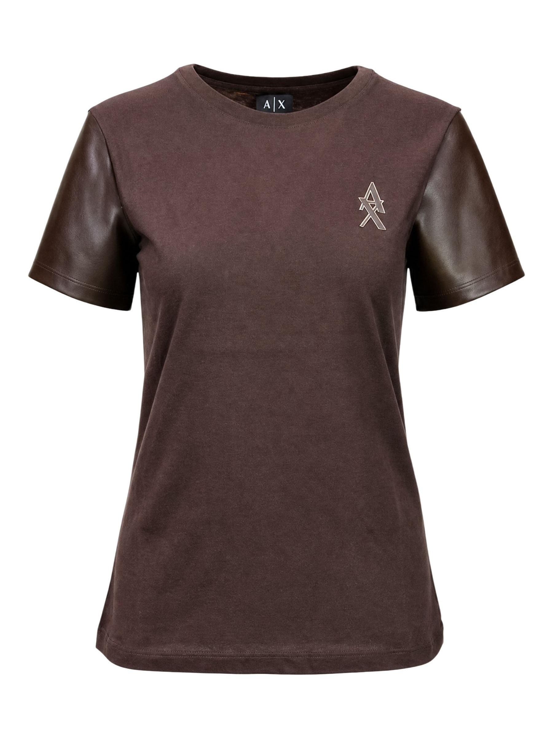 Armani Exchange · Тениска · Кафяв | DontMiss.bg