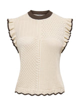 Jacqueline de Yong · Тениска · JDYVIOLET S/L FRILL PULLOVER KNT NOOS | DontMiss.bg
