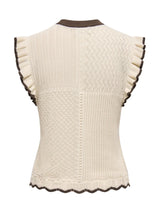 Jacqueline de Yong · Тениска · JDYVIOLET S/L FRILL PULLOVER KNT NOOS | DontMiss.bg