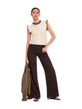 Jacqueline de Yong · Тениска · JDYVIOLET S/L FRILL PULLOVER KNT NOOS | DontMiss.bg