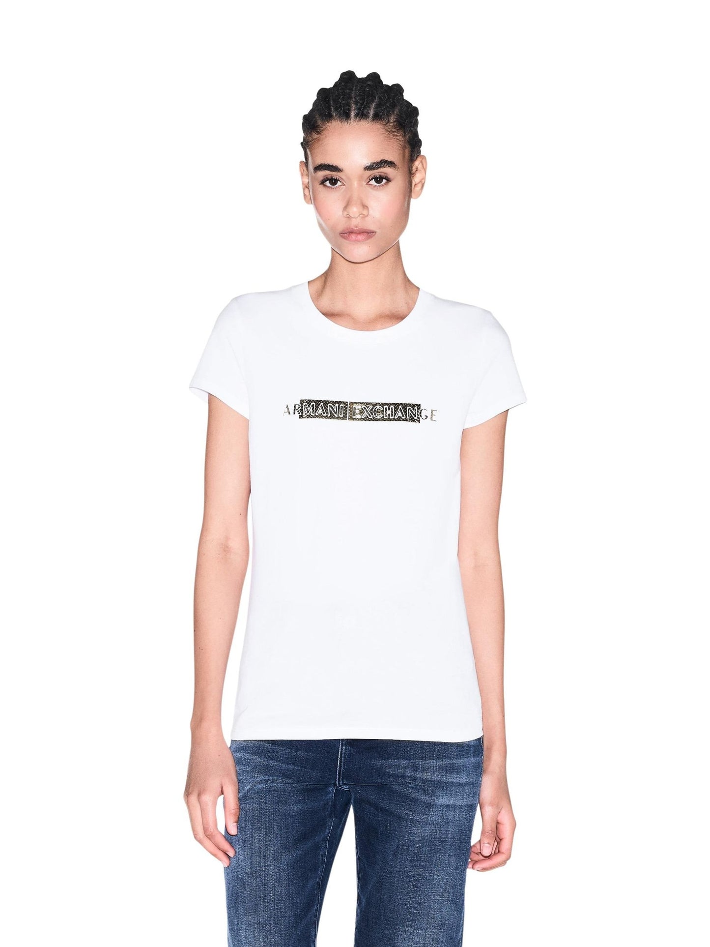 Armani Exchange · Тениска · Бял | DontMiss.bg