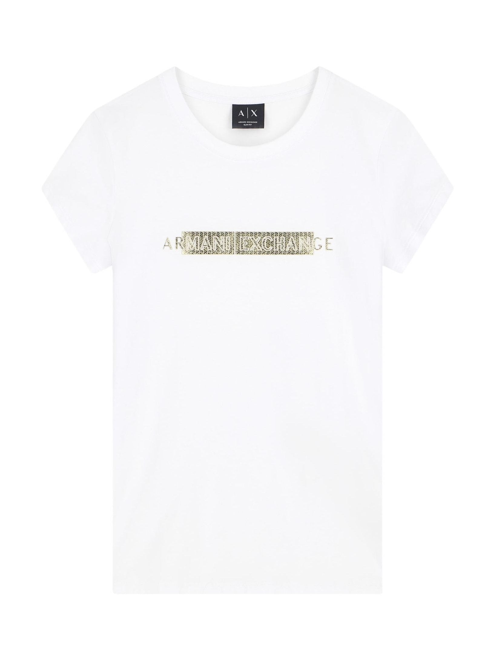 Armani Exchange · Тениска · Бял | DontMiss.bg