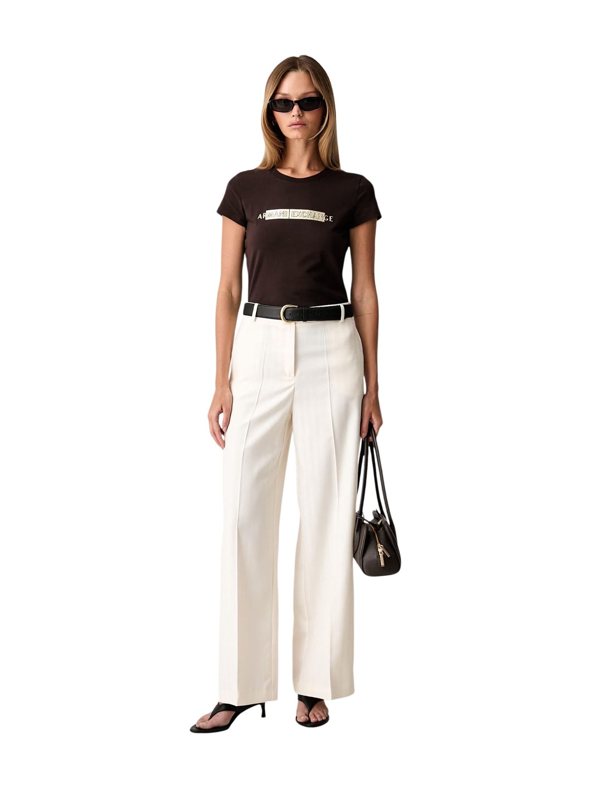 Armani Exchange · Тениска · Кафяв | DontMiss.bg