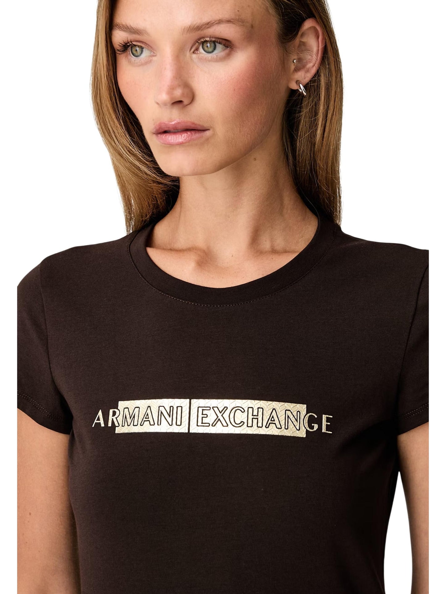 Armani Exchange · Тениска · Кафяв | DontMiss.bg