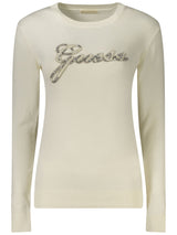 Guess Jeans · Пуловер · Бял | DontMiss.bg
