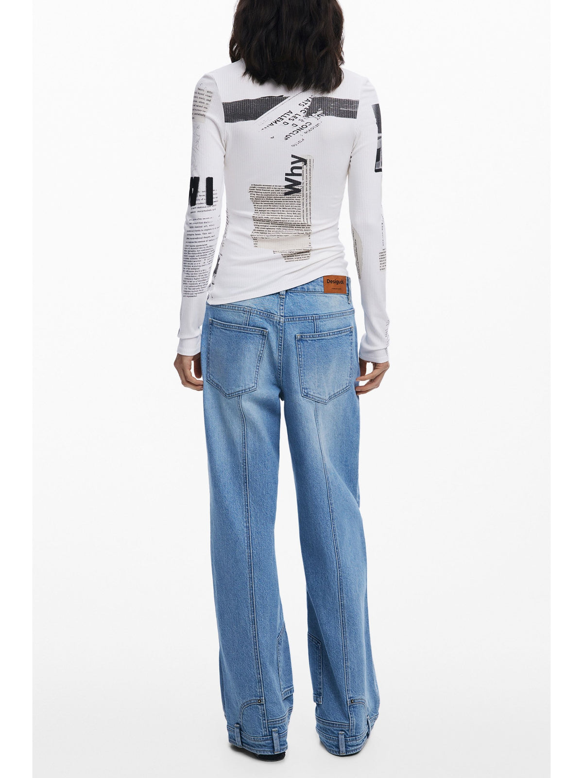 DESIGUAL · Тениска · Бял | DontMiss.bg