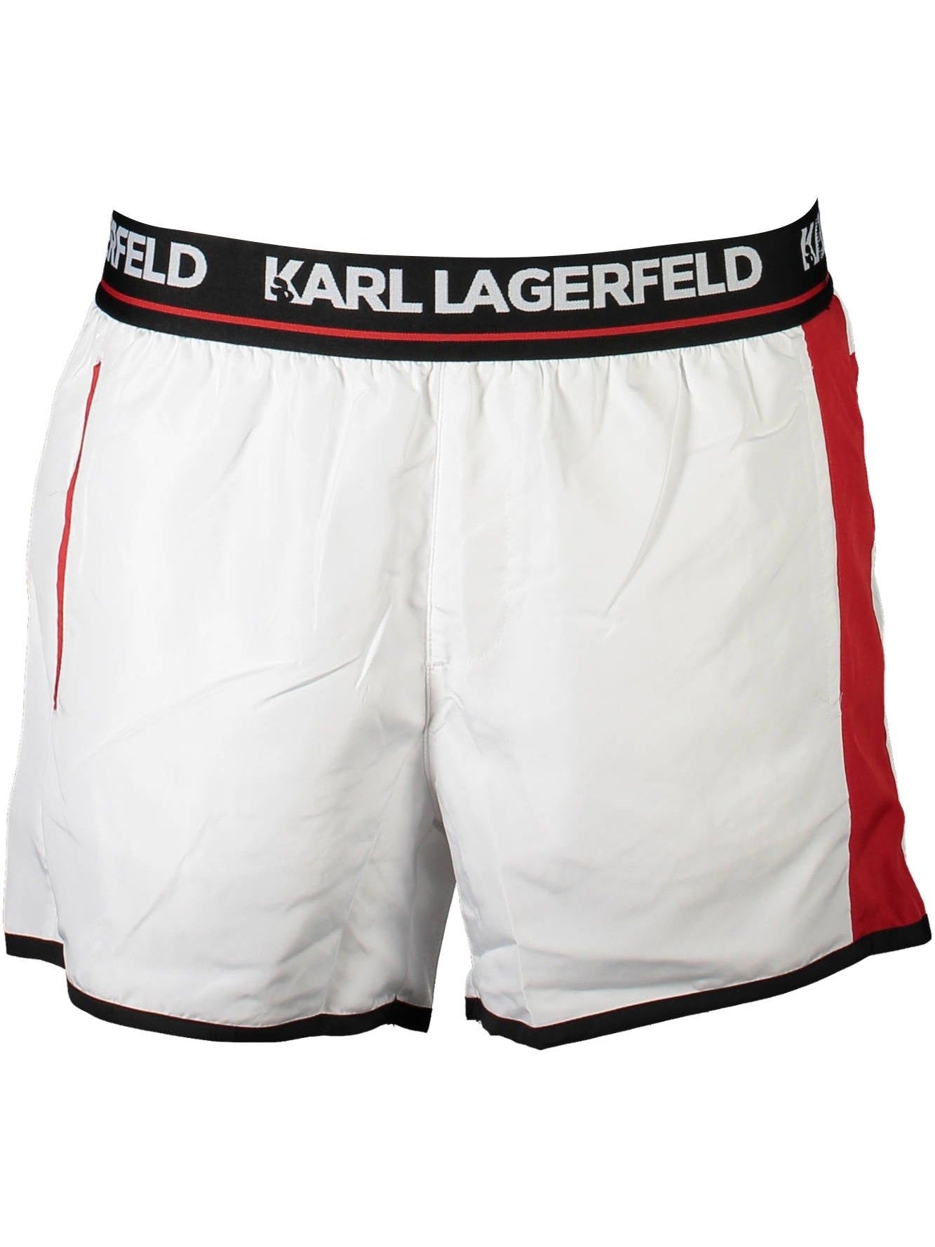 KARL LAGERFELD · Плувни шорти · Бял | DontMiss.bg