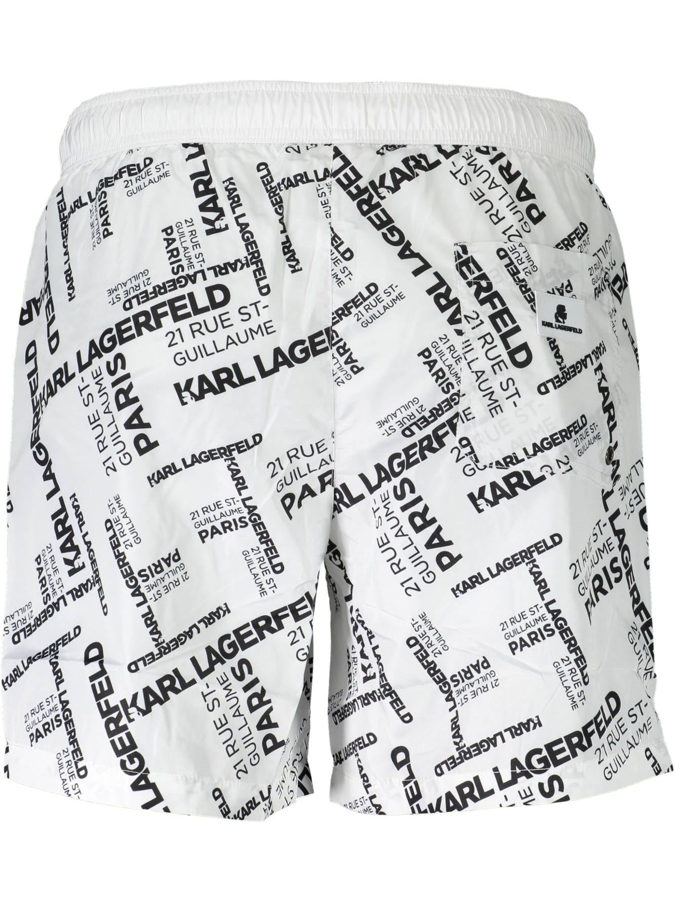 KARL LAGERFELD · Плувни шорти · Бял | DontMiss.bg
