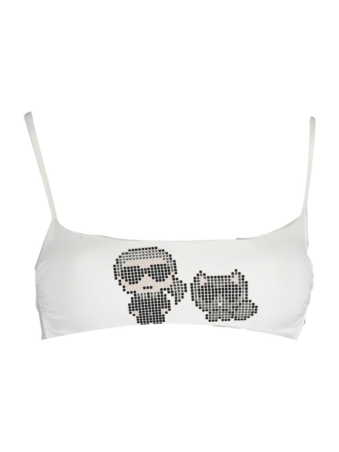 KARL LAGERFELD · Горнище на бански · Бял | DontMiss.bg