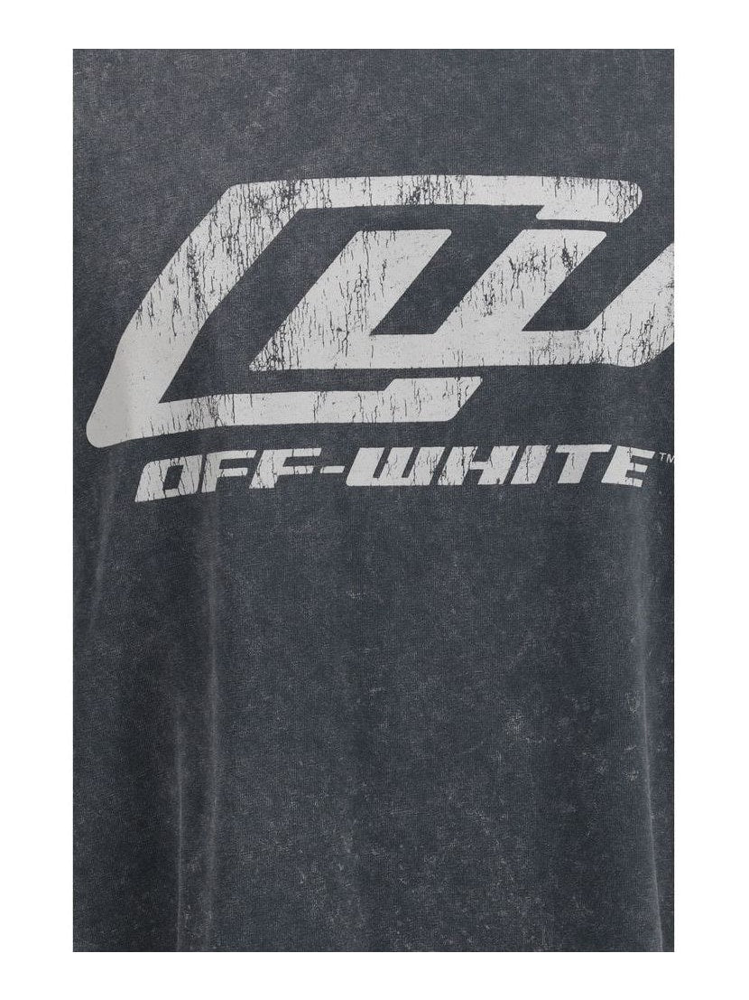 Off-White · Тениска · Сив | DontMiss.bg