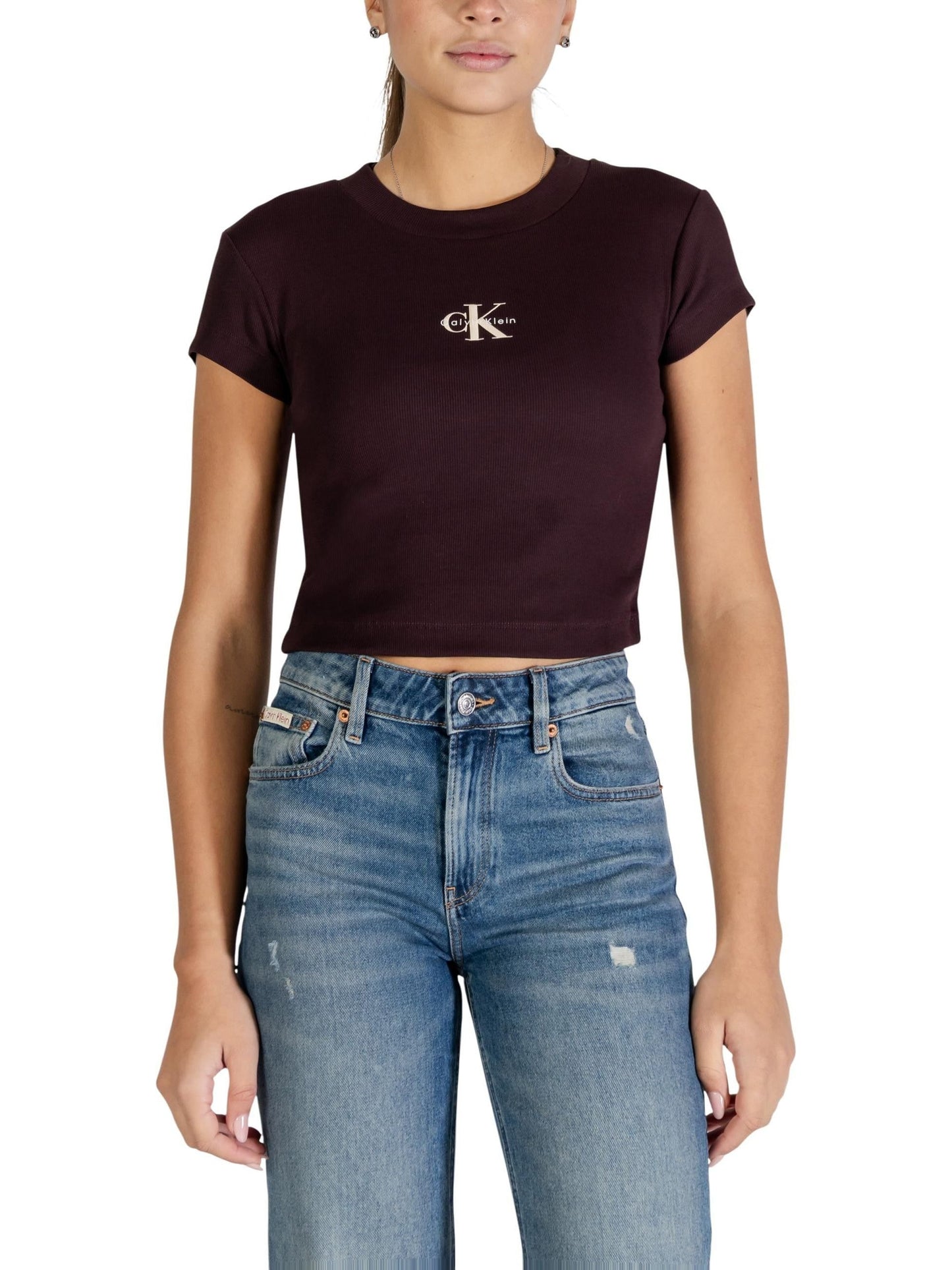 Calvin Klein Jeans · Тениска · WH7_15754800140_Brown | DontMiss.bg