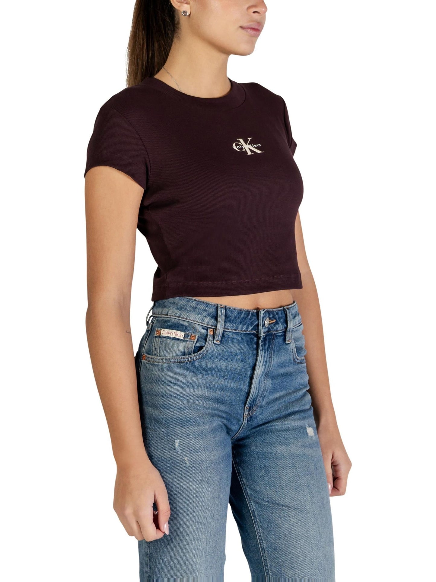Calvin Klein Jeans · Тениска · WH7_15754800140_Brown | DontMiss.bg