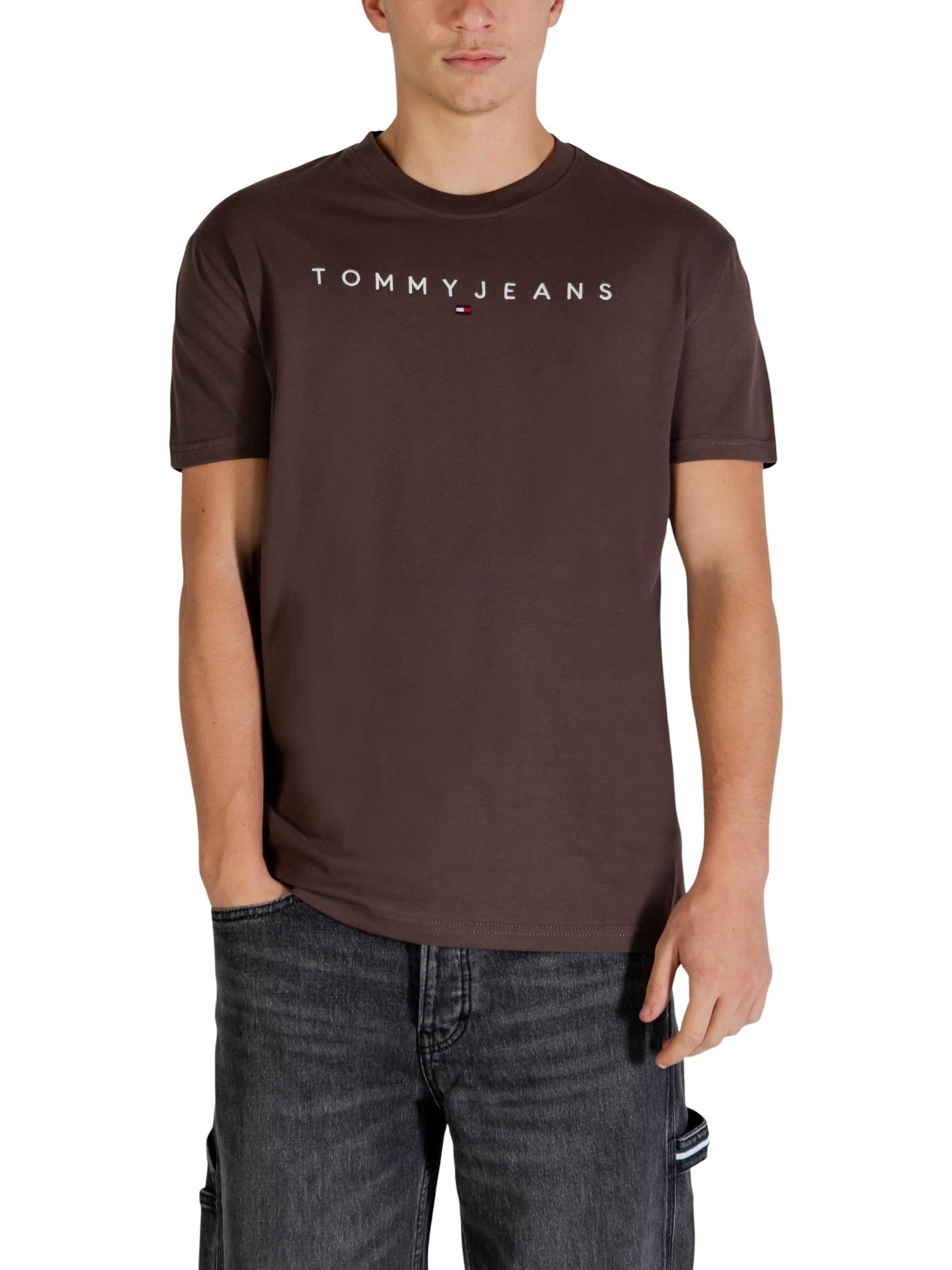 Tommy Jeans · Тениска · WH7_15736002929_Dark_Brown | DontMiss.bg