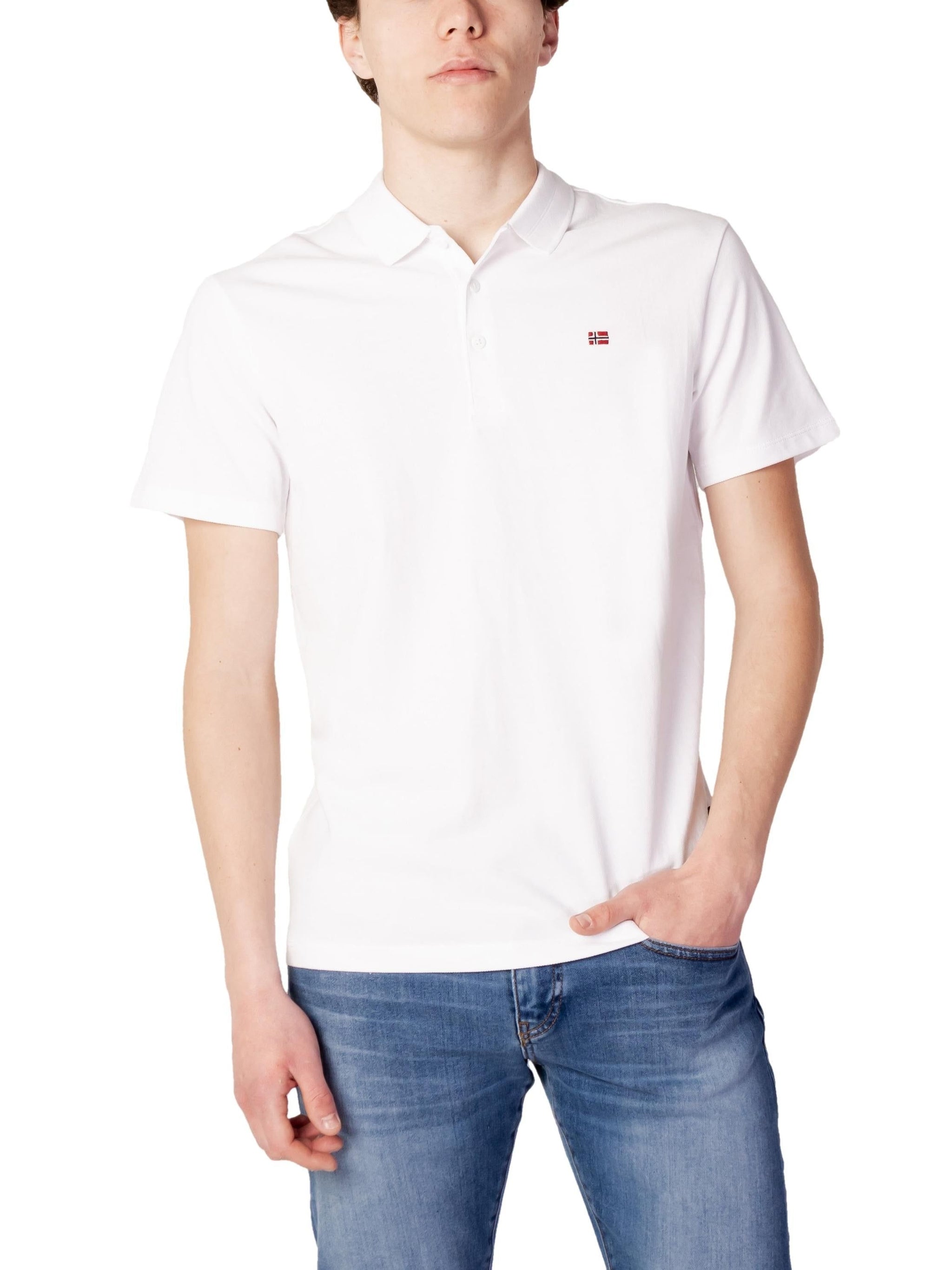 Napapijri · Поло тениска · WH7_10484000008_White | DontMiss.bg