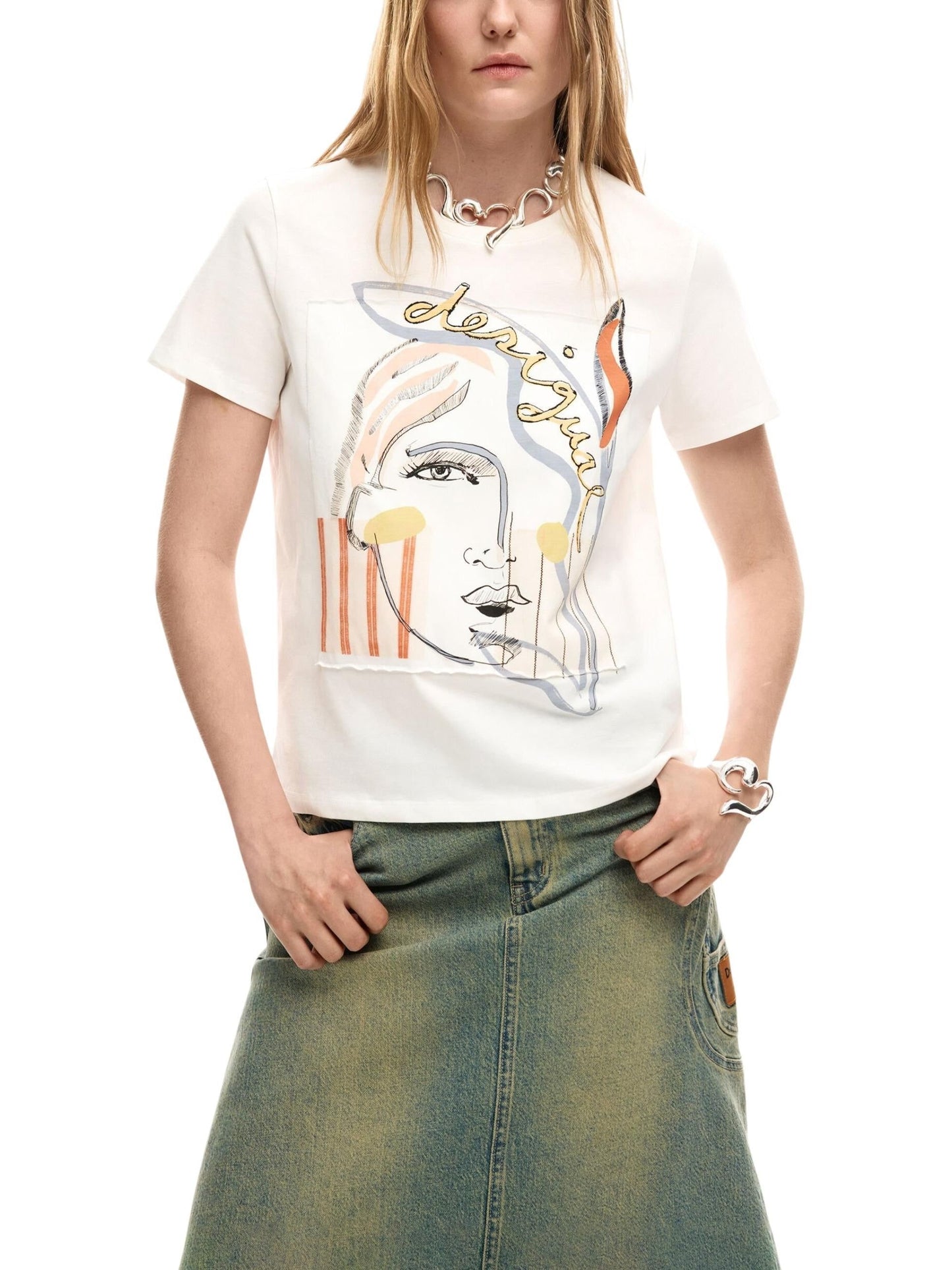 Desigual · Тениска · 26SWTK51 | DontMiss.bg