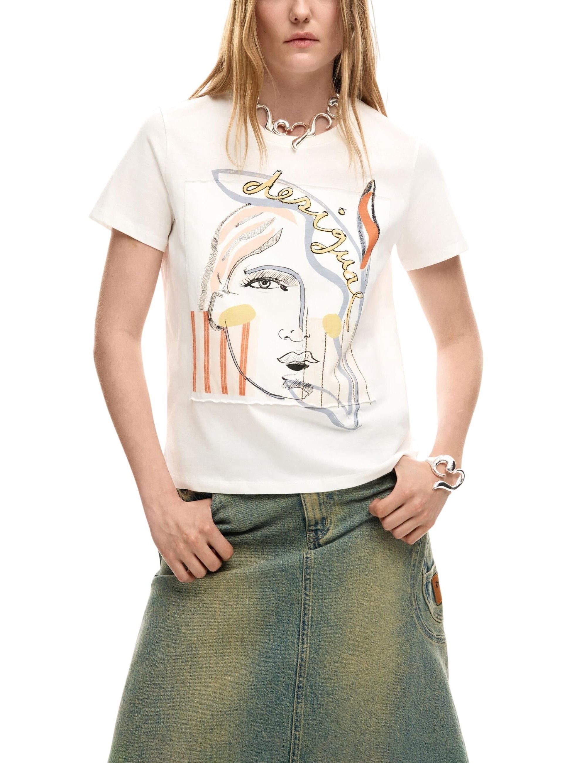 Desigual · Тениска · 26SWTK51 | DontMiss.bg