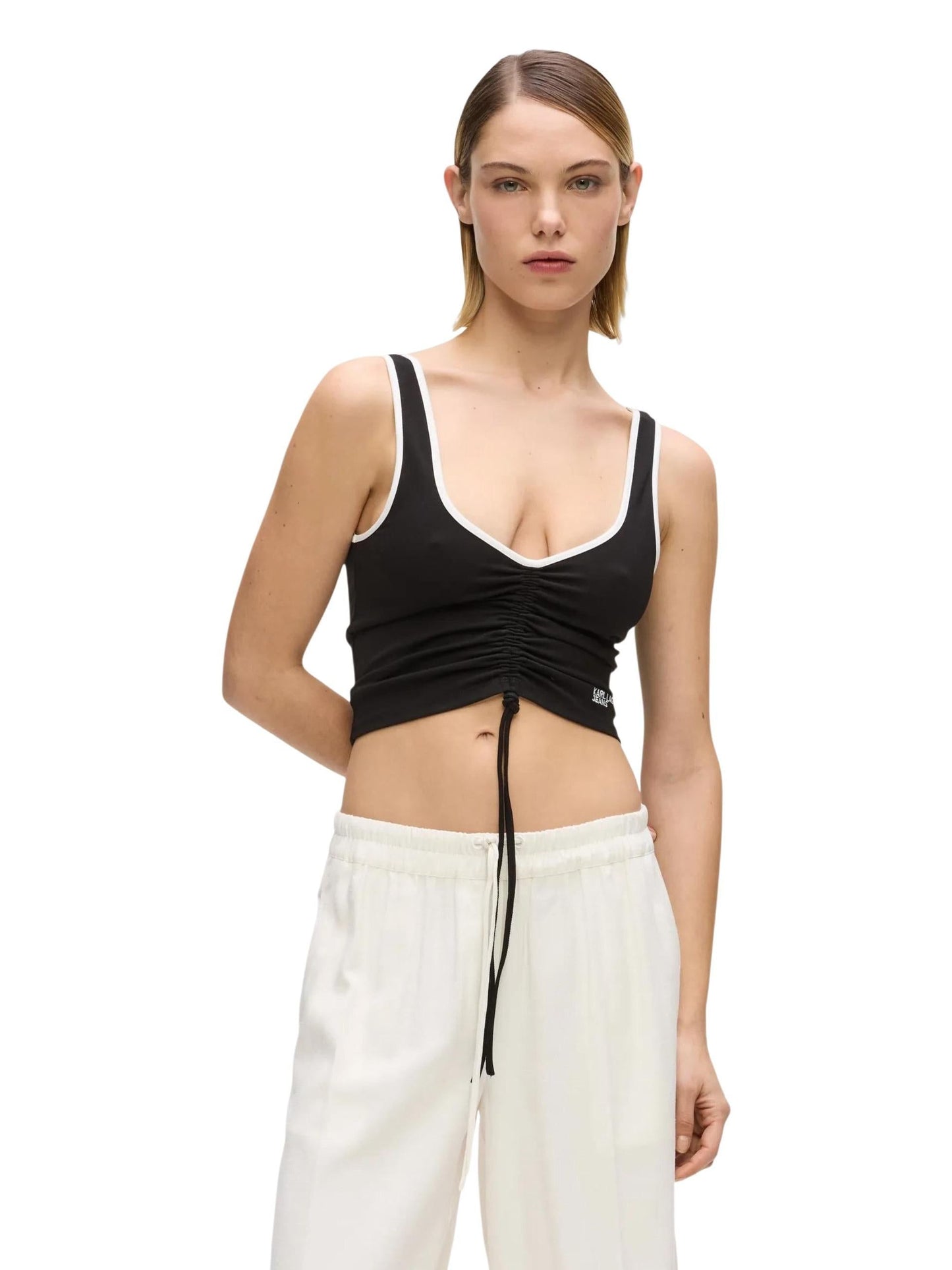 Karl Lagerfeld Jeans · Тениска · KLJ Ruched Bralette | DontMiss.bg
