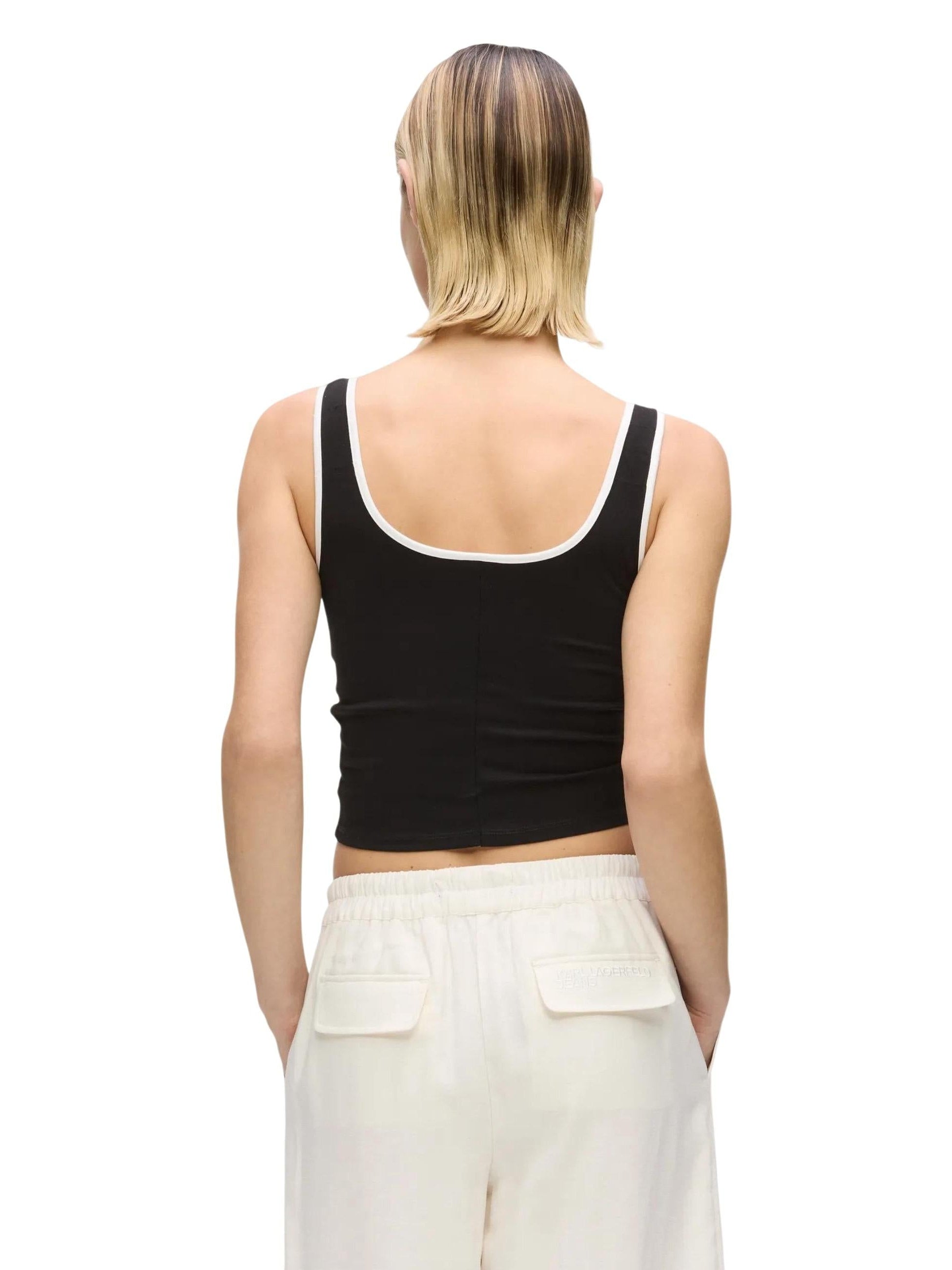 Karl Lagerfeld Jeans · Тениска · KLJ Ruched Bralette | DontMiss.bg