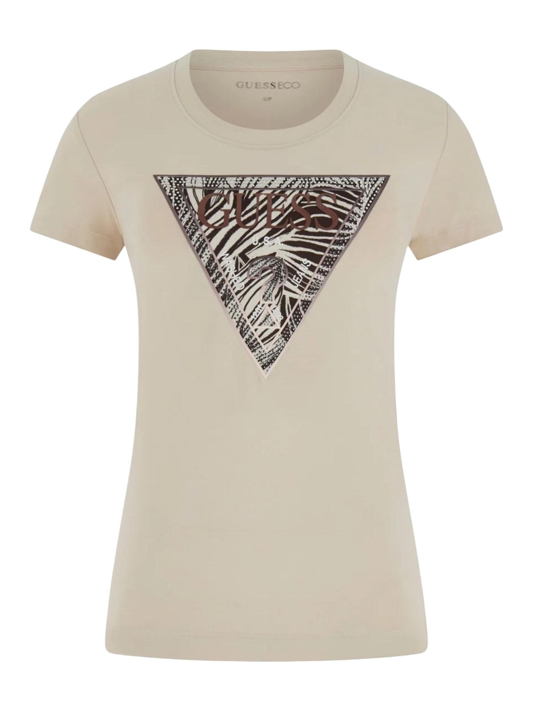 Guess · Тениска · SS CN ZEBRA TRIANGLE TEE | DontMiss.bg