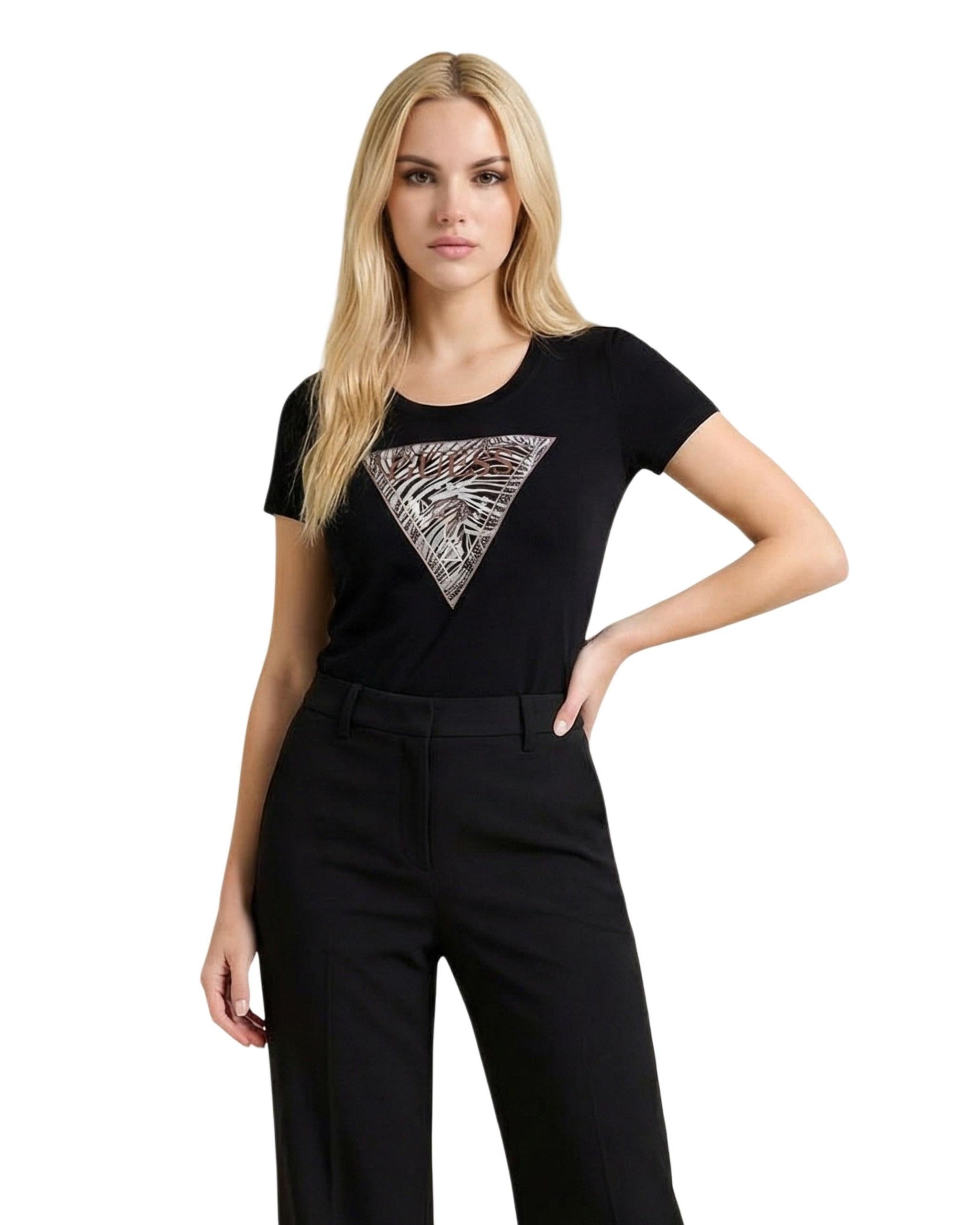 Guess · Тениска · SS CN ZEBRA TRIANGLE TEE | DontMiss.bg