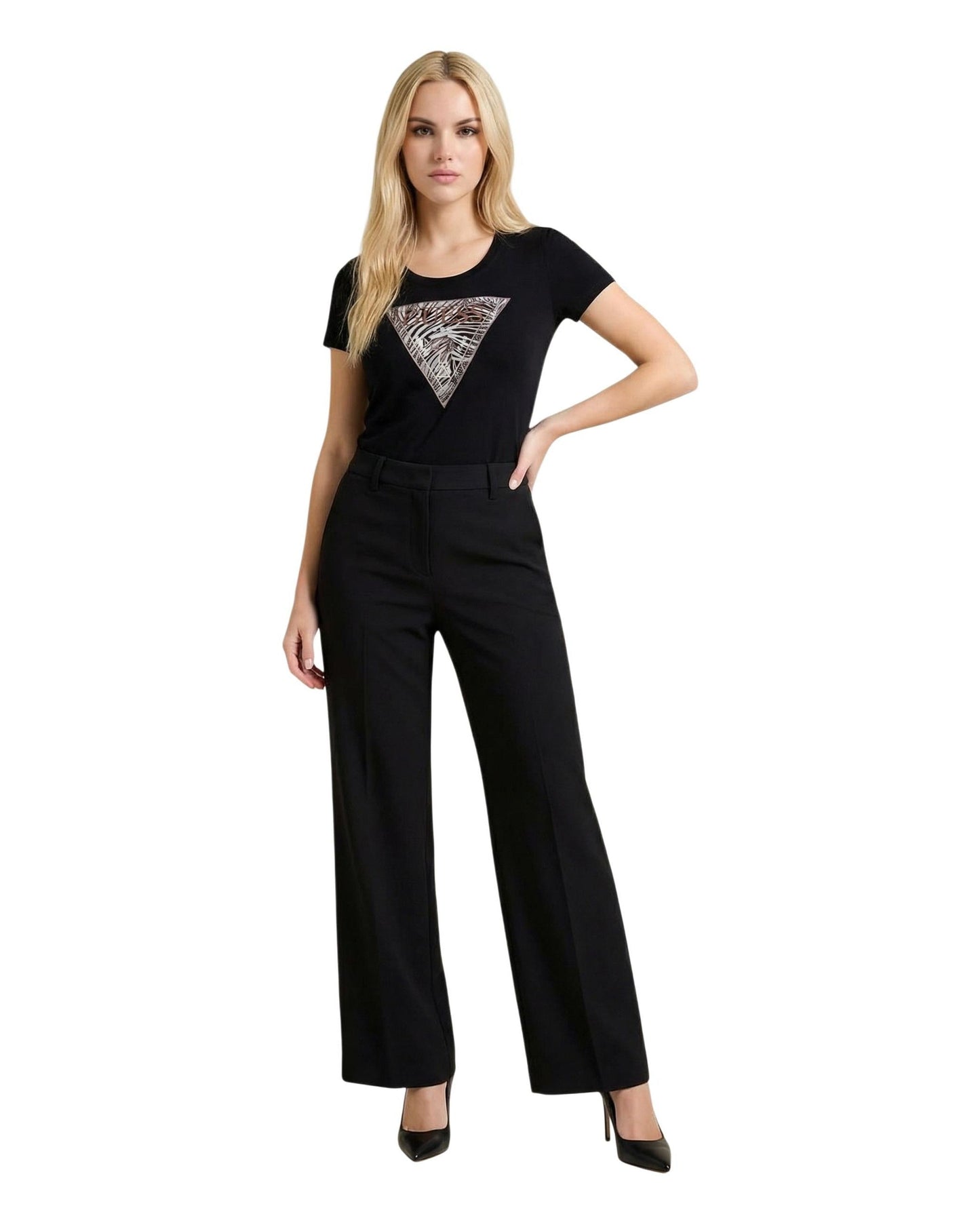 Guess · Тениска · SS CN ZEBRA TRIANGLE TEE | DontMiss.bg
