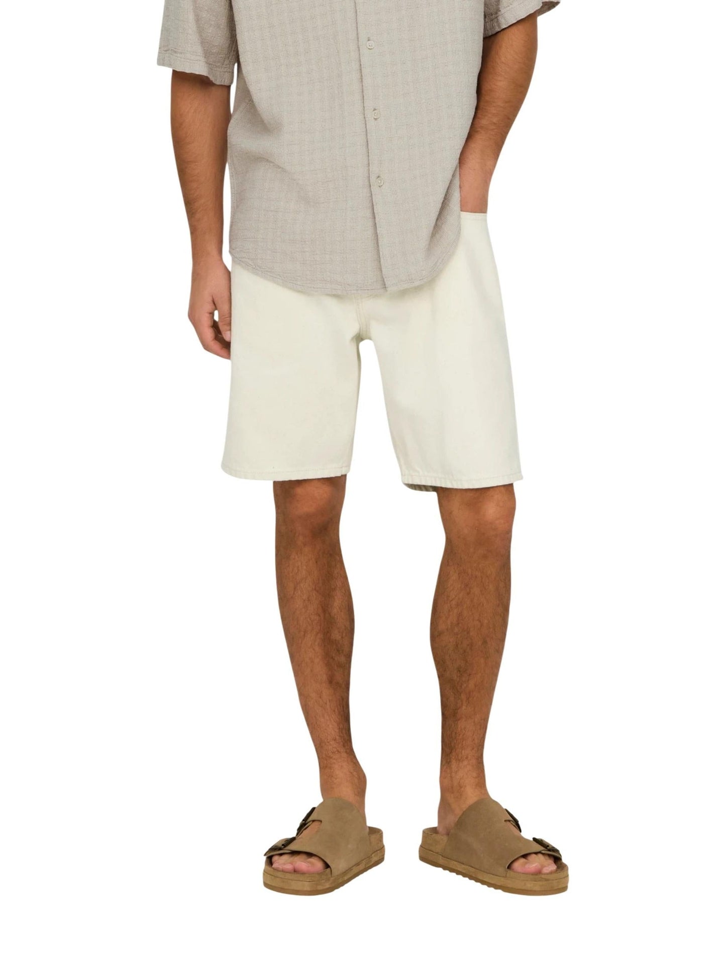 Only & Sons · Шорти · Onsedge Ecru 2044 Pim Dnm Noos | DontMiss.bg