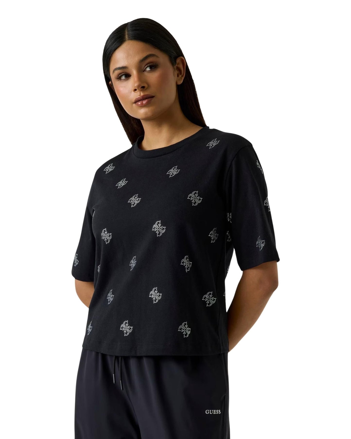 Guess · Тениска · SILVY 4G SS CN T-SHIRT | DontMiss.bg