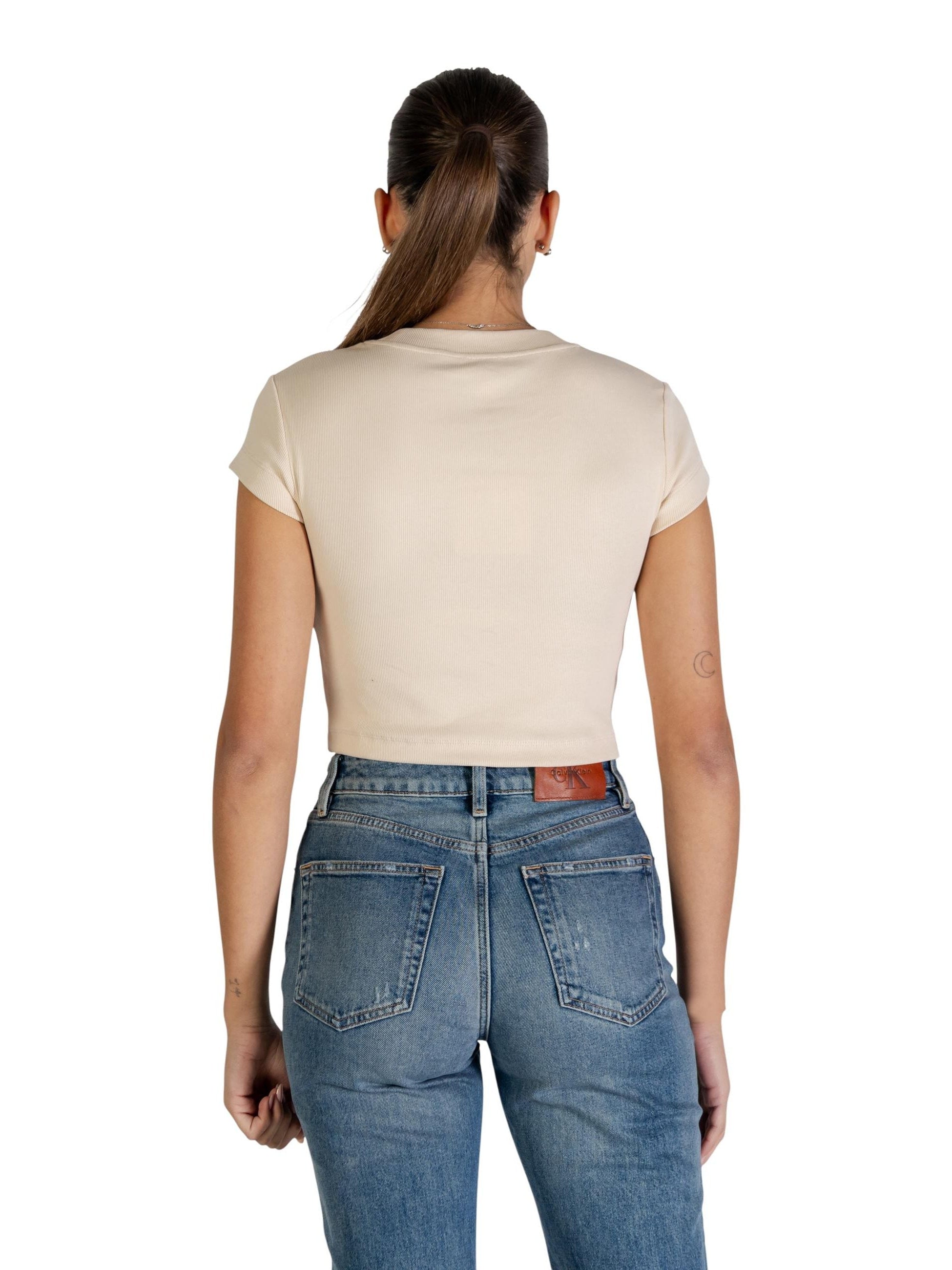 Calvin Klein Jeans · Тениска · WH7_15754800127_Beige | DontMiss.bg