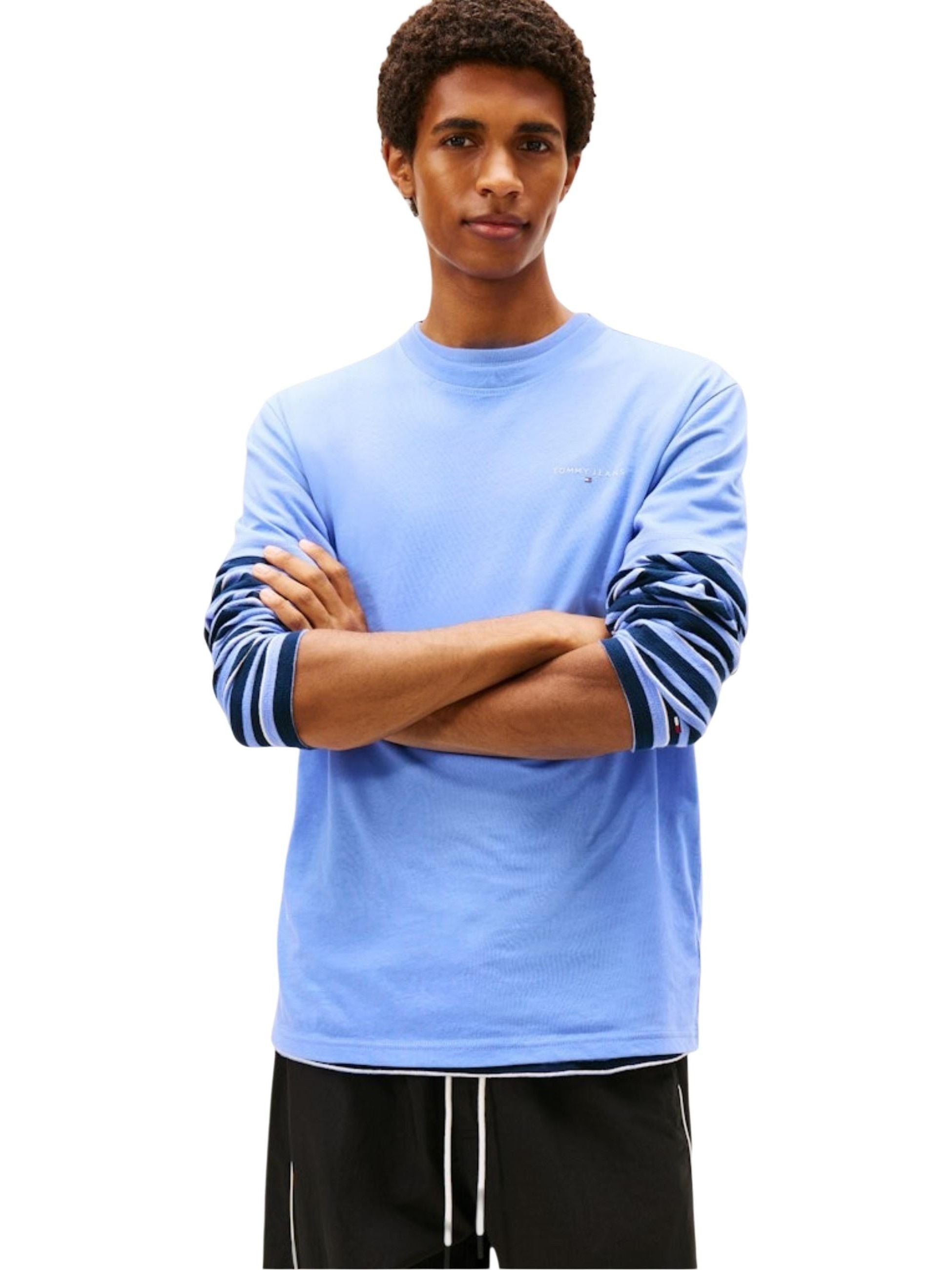 Tommy Jeans · Тениска · WH7_16631900126_Sky_Blue | DontMiss.bg