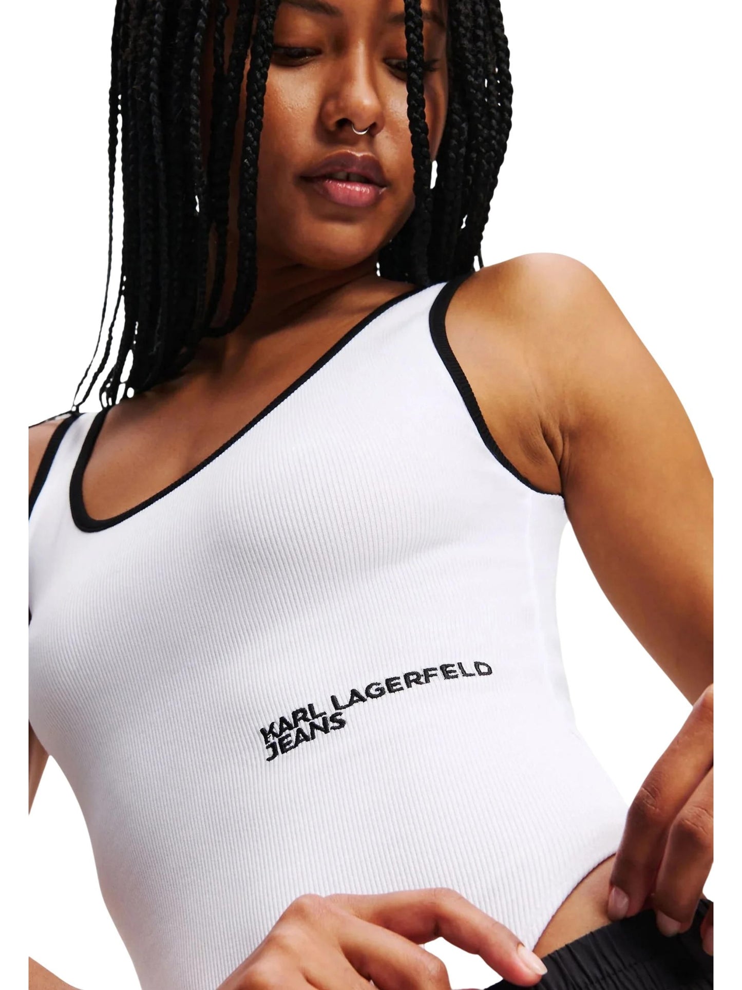 Karl Lagerfeld Jeans · Потник · KLJ Ribbed | DontMiss.bg