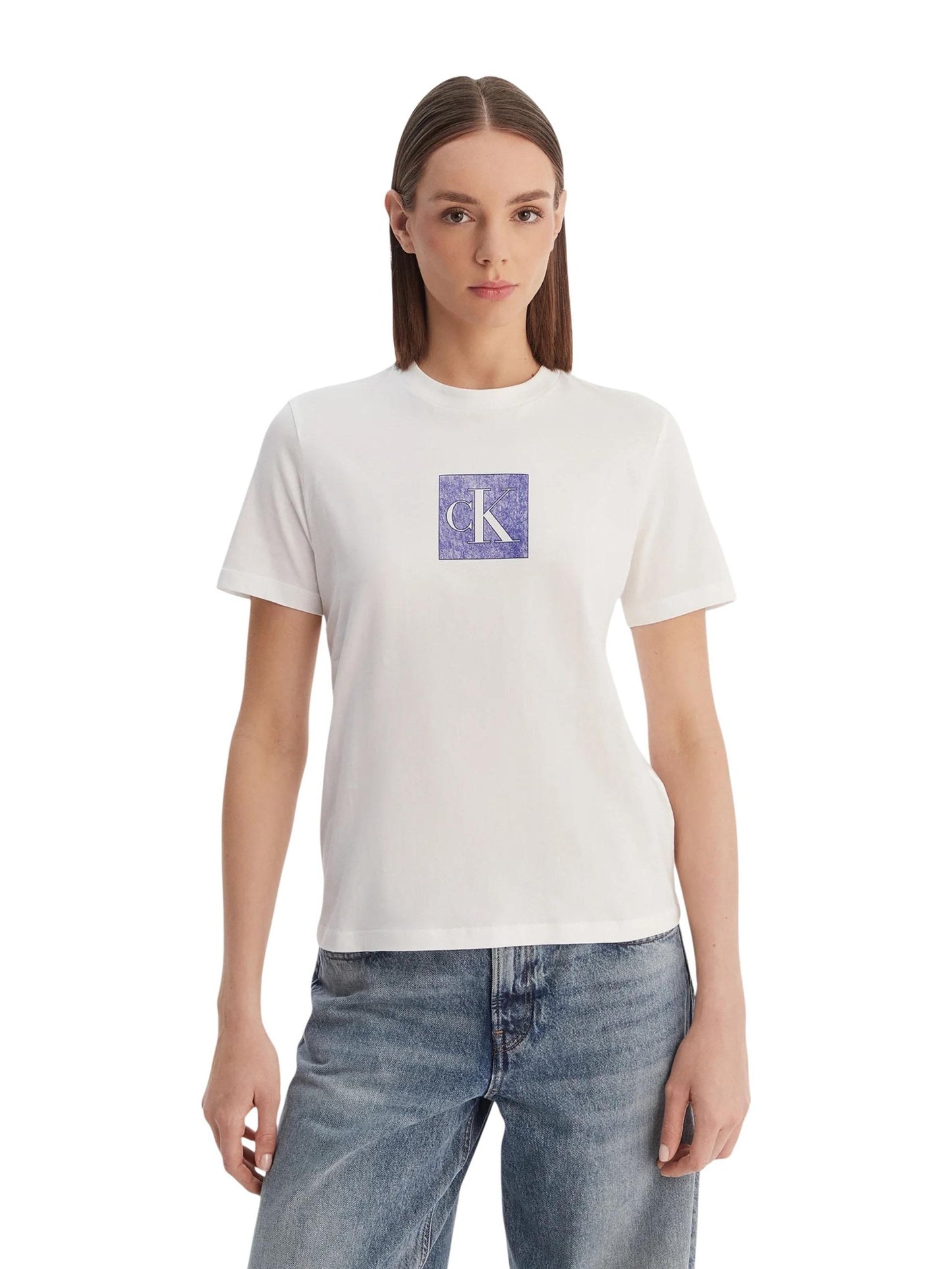 Calvin Klein Jeans · Тениска · Бял | DontMiss.bg