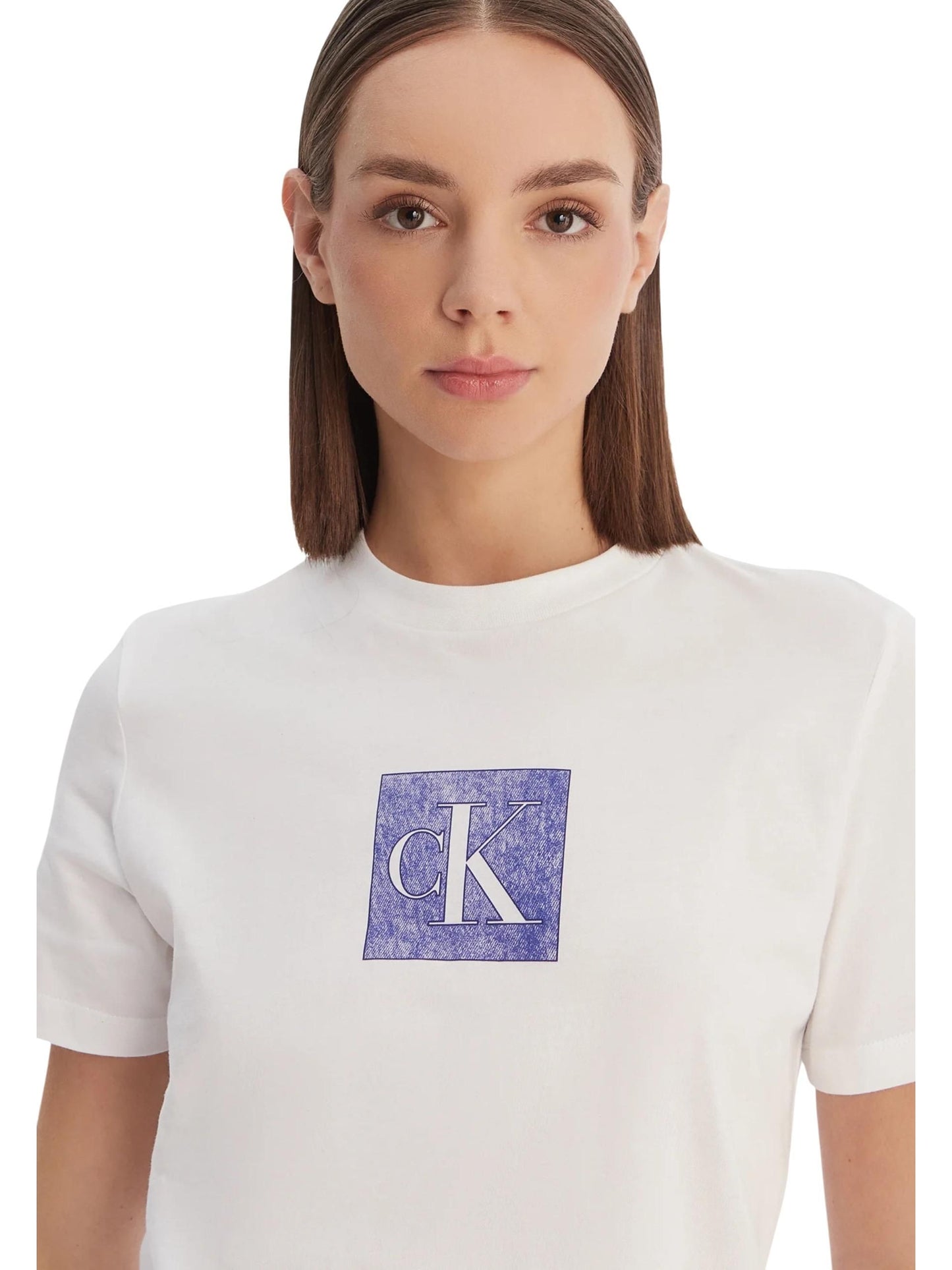 Calvin Klein Jeans · Тениска · Бял | DontMiss.bg