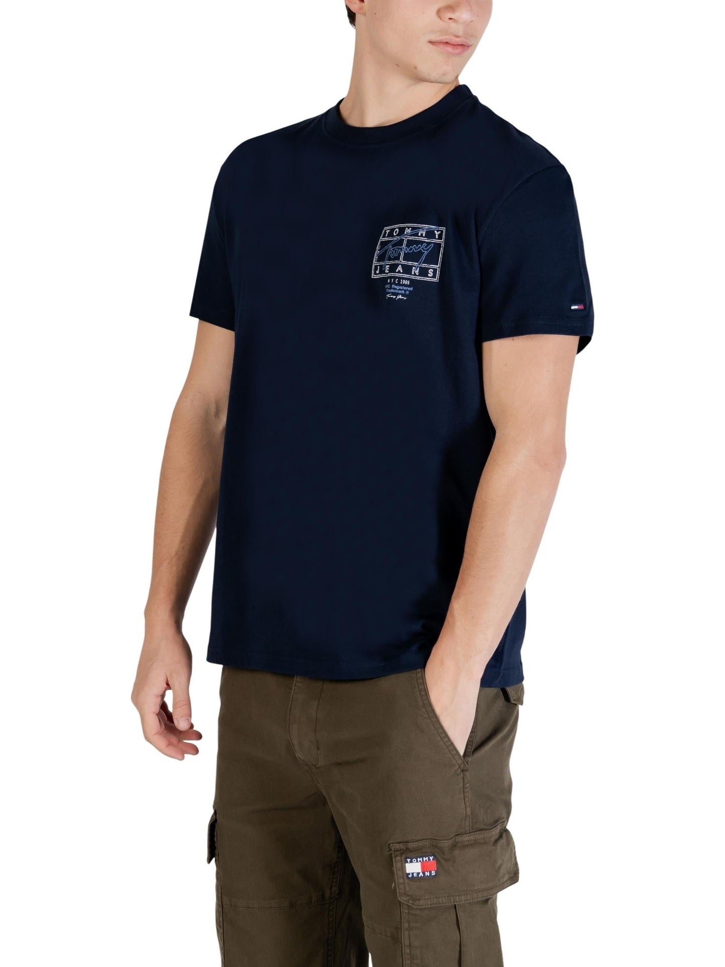 Tommy Jeans · Тениска · Син | DontMiss.bg