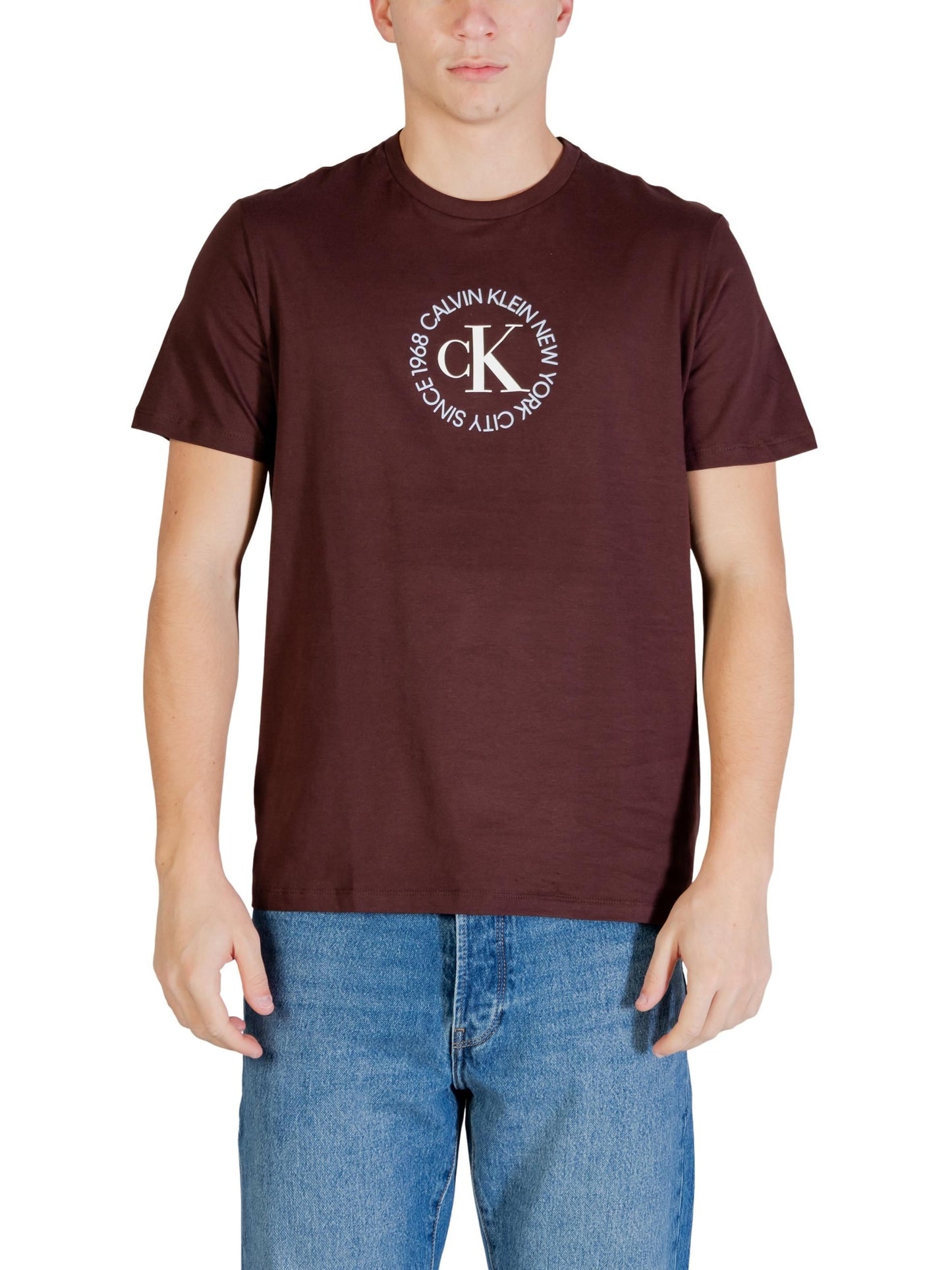 Calvin Klein Jeans · Тениска · Кафяв | DontMiss.bg