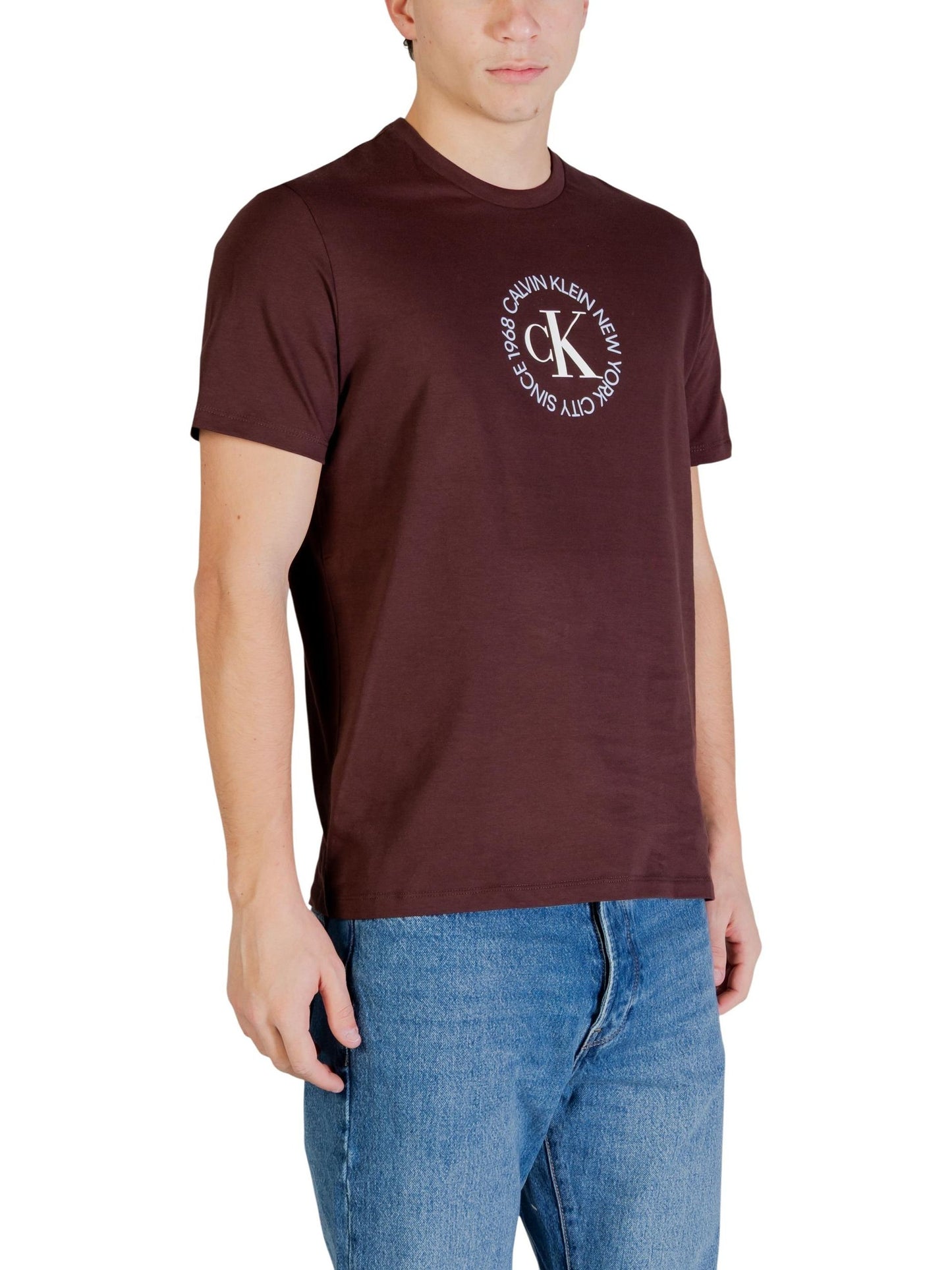 Calvin Klein Jeans · Тениска · Кафяв | DontMiss.bg