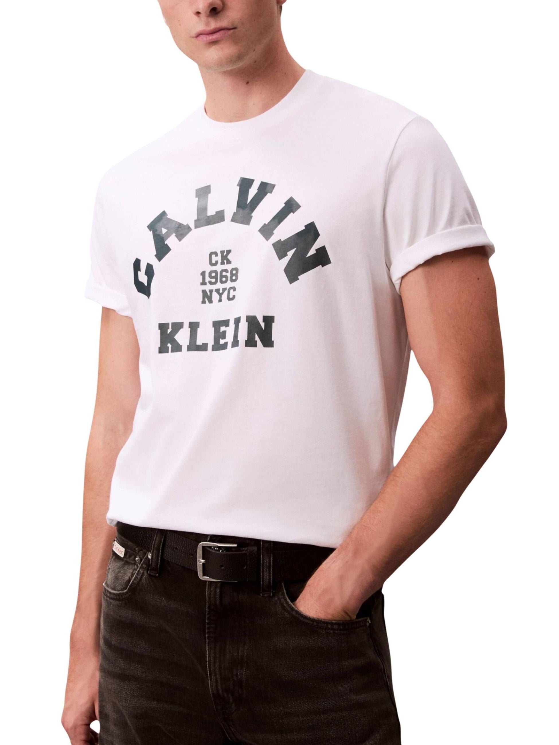 Calvin Klein Jeans · Тениска · Бял | DontMiss.bg