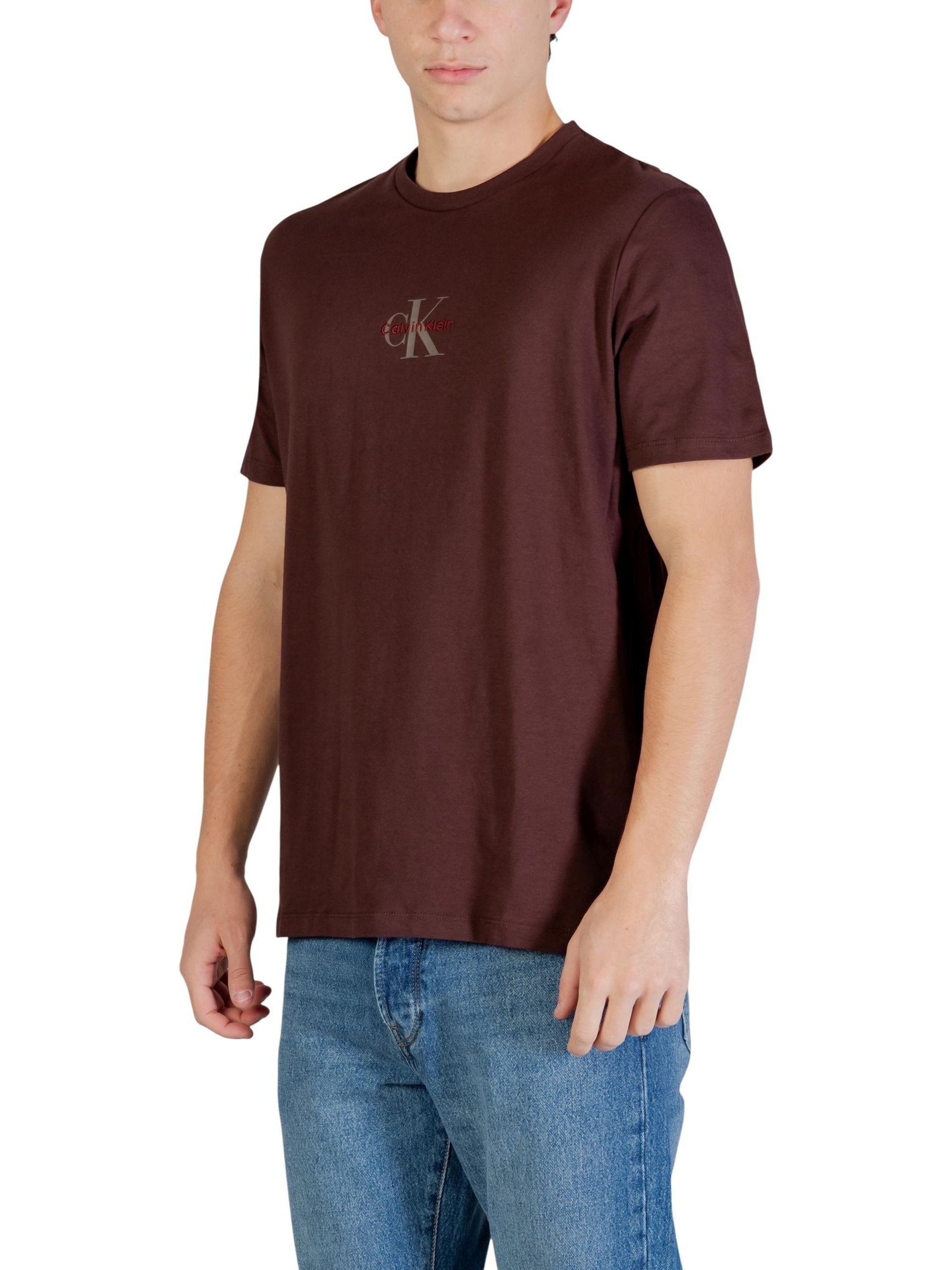 Calvin Klein Jeans · Тениска · Кафяв | DontMiss.bg