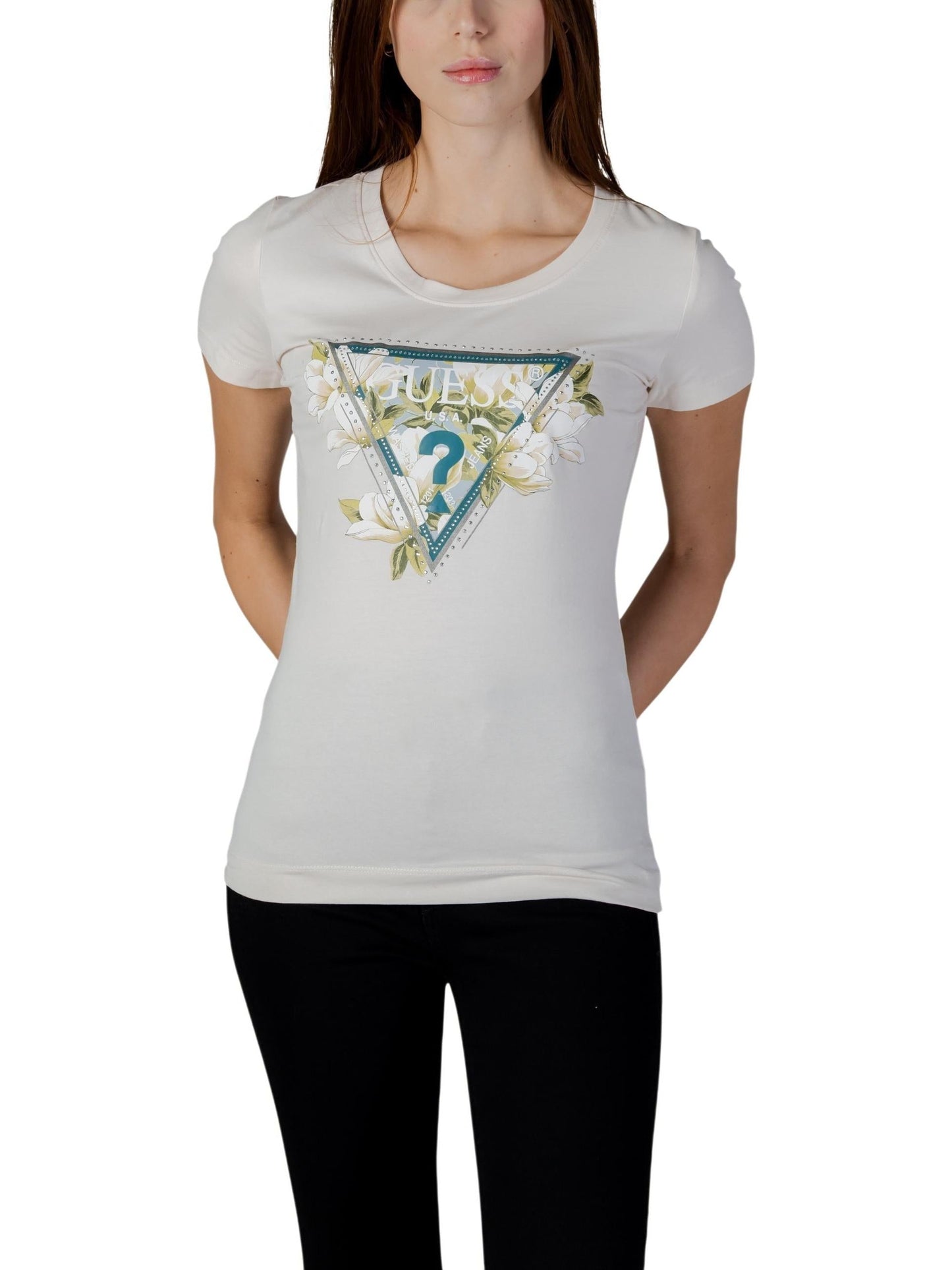 Guess · Тениска · SS CN CAMELIA TRIANGLE TEE | DontMiss.bg