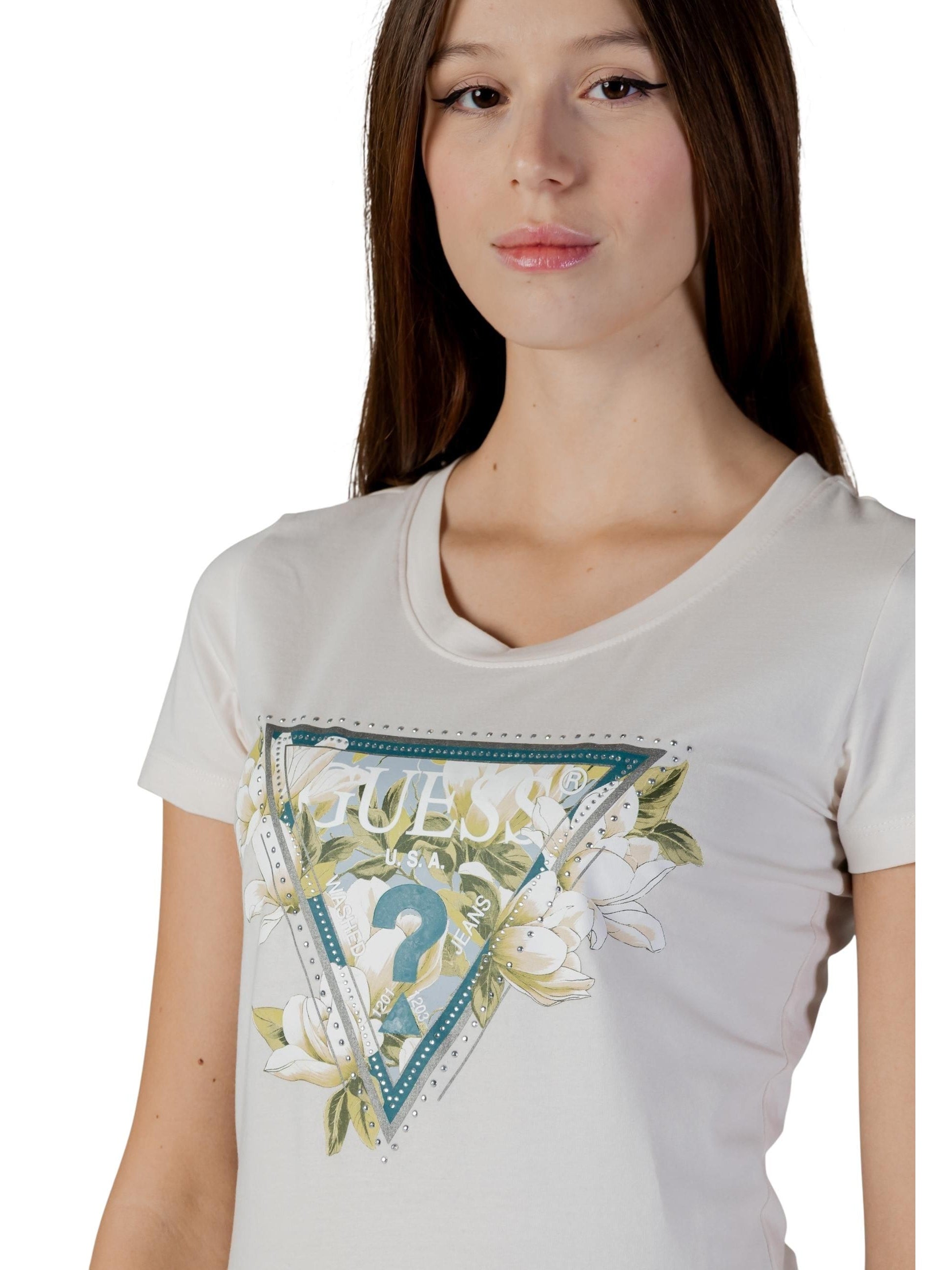 Guess · Тениска · SS CN CAMELIA TRIANGLE TEE | DontMiss.bg